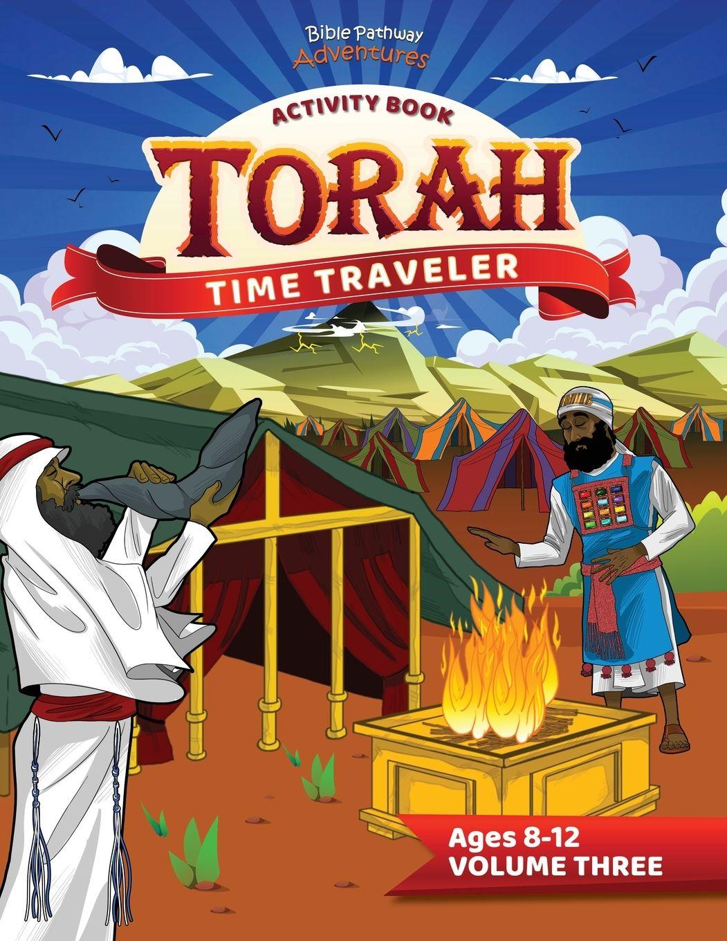 Vorderes Coverbild Torah Time Traveler Activity Book (Volume Three)