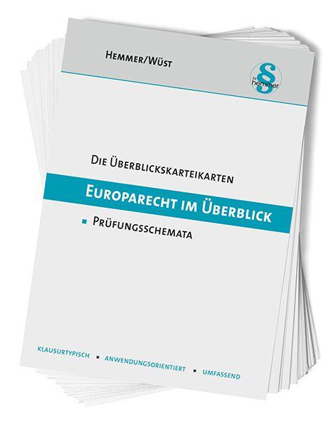 Vorderes Coverbild Die Überblickskarteikarten Europarecht im Überblick