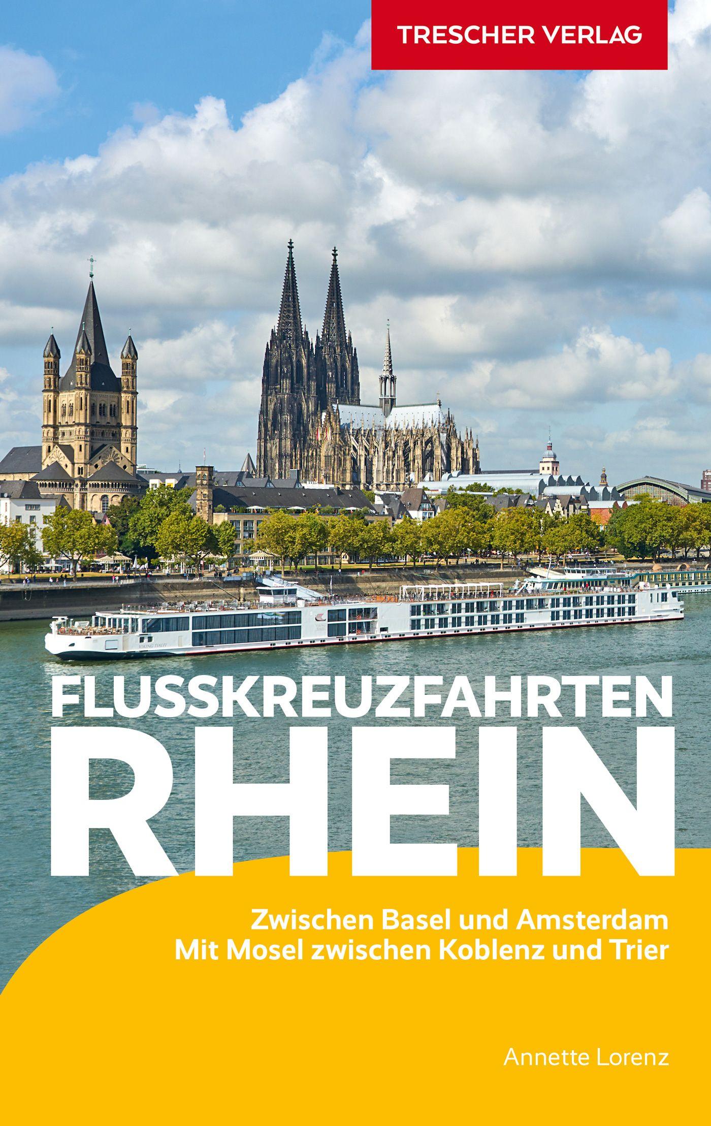 Vorderes Coverbild TRESCHER Reiseführer Flusskreuzfahrten Rhein