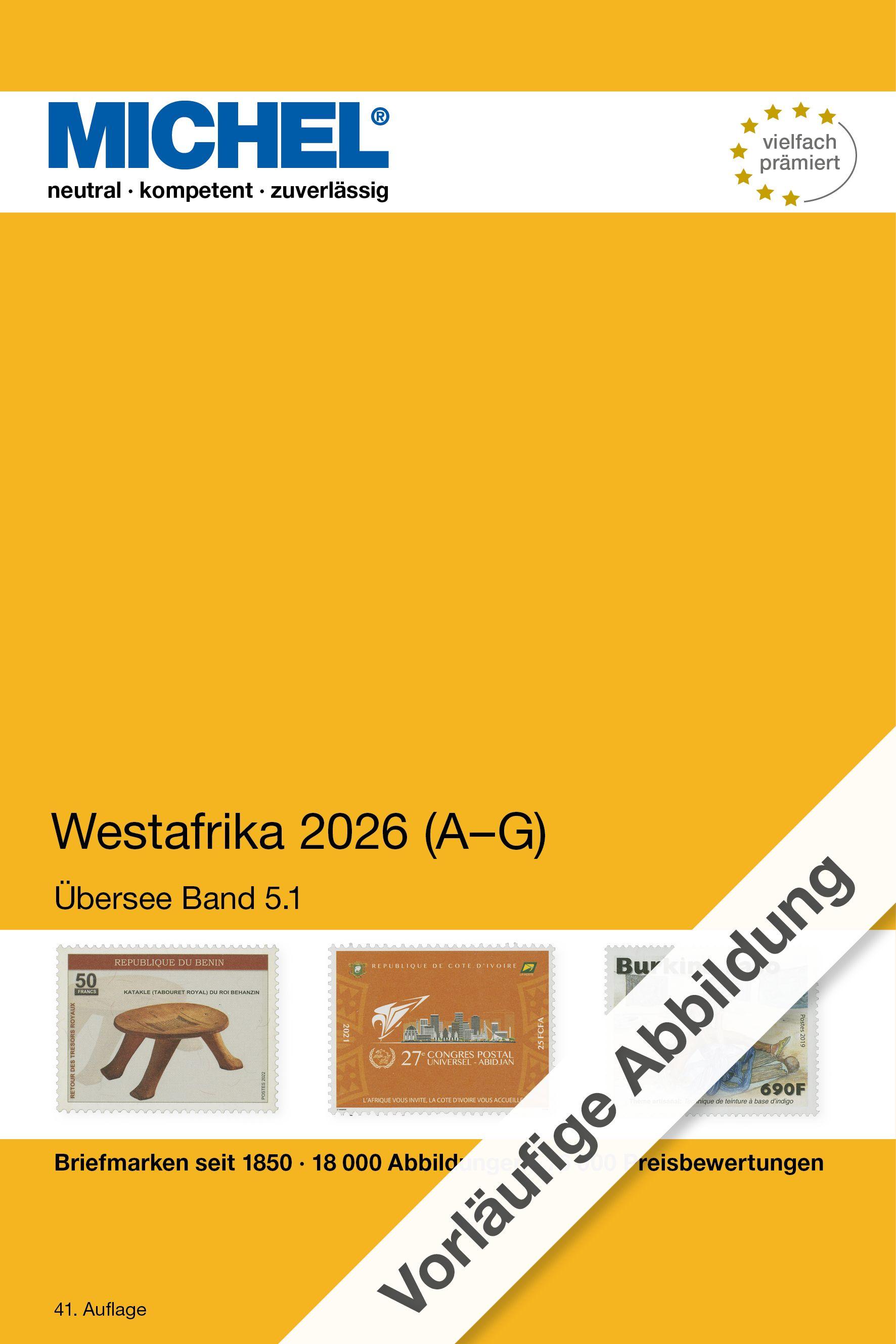 Vorderes Coverbild Westafrika 2026 Band 1 A-G