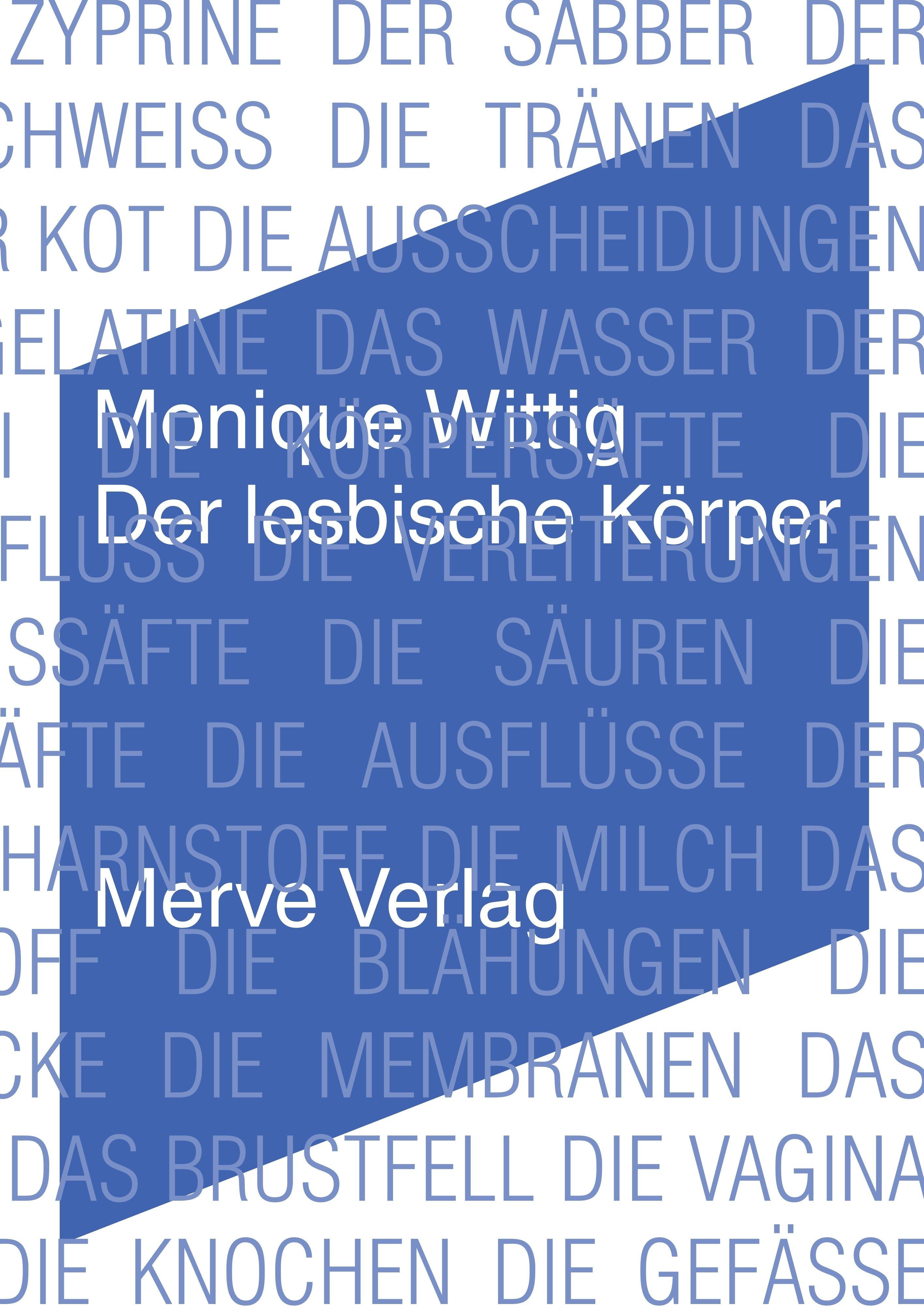 Vorderes Coverbild Der lesbische Körper