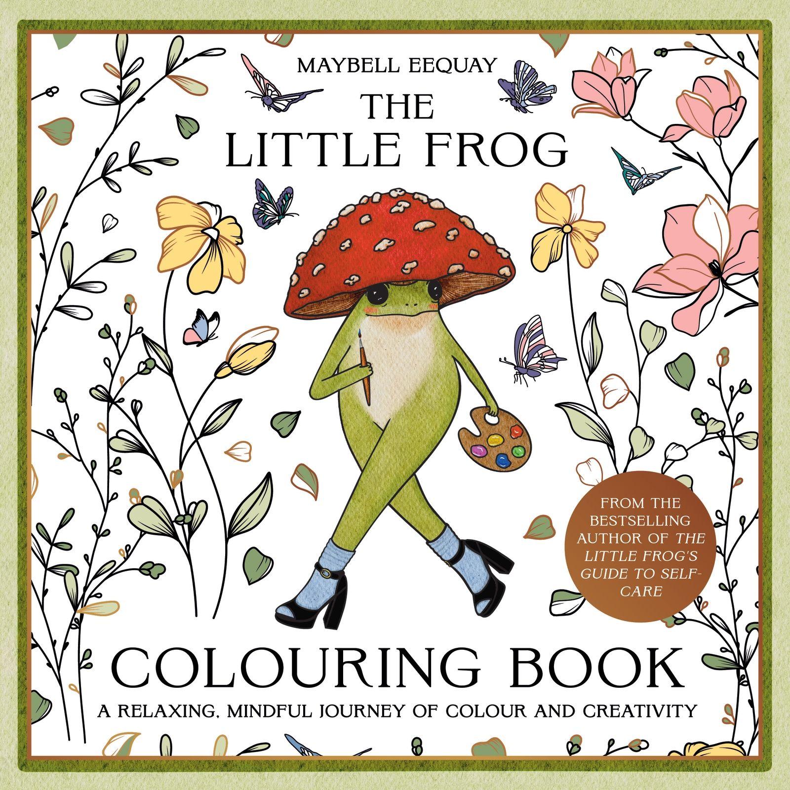 Vorderes Coverbild The Little Frog Colouring Book