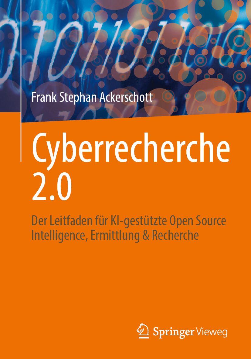 Vorderes Coverbild Cyberrecherche 2.0