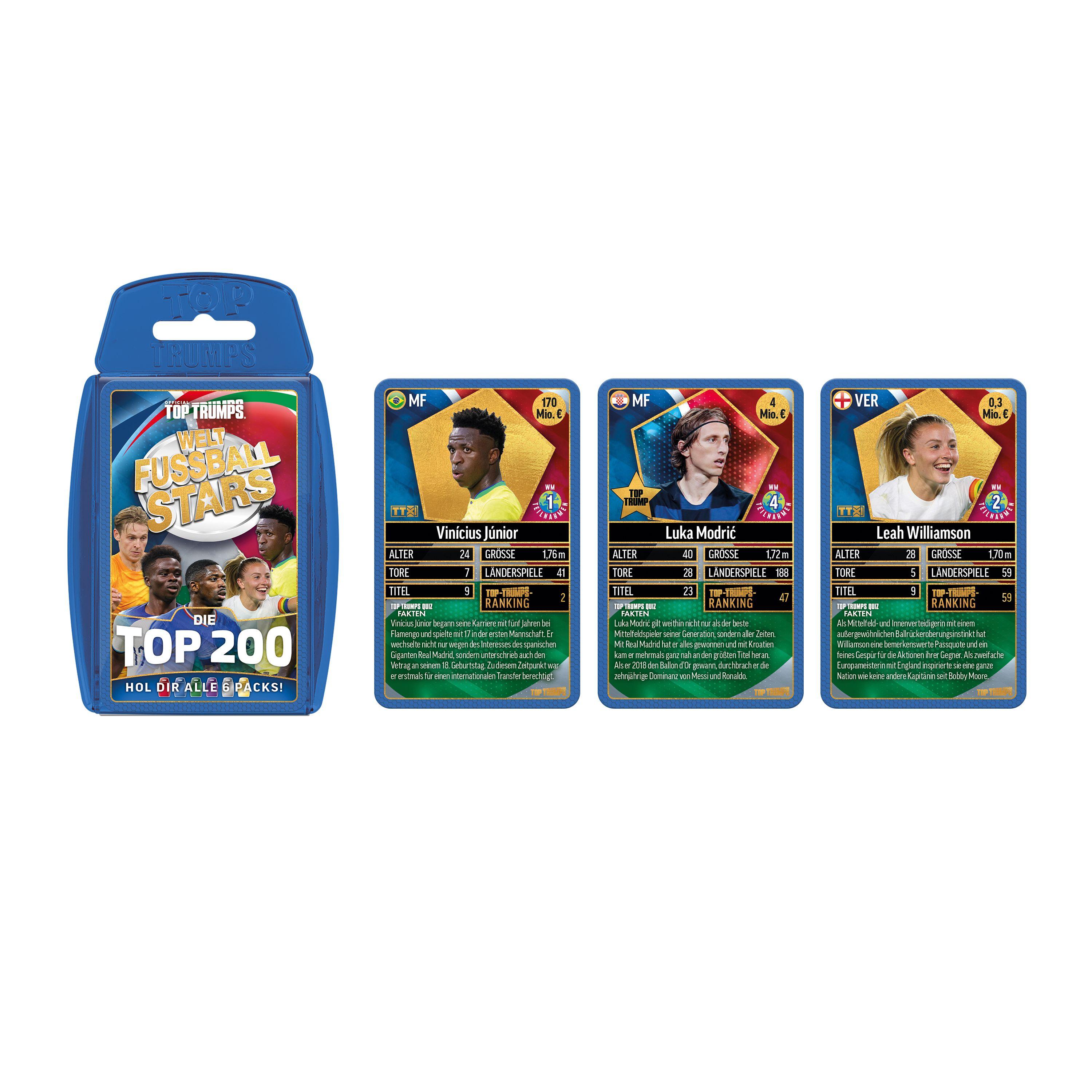 Beispielinhalt (Bild) Top Trumps WFS 200 - Pack 2