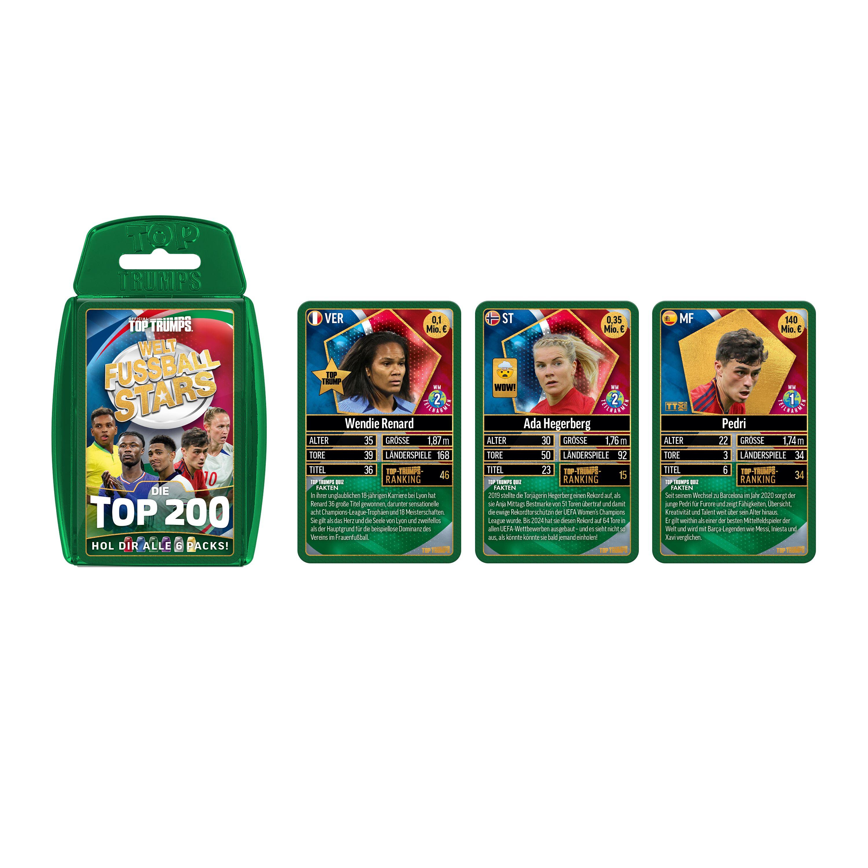 Beispielinhalt (Bild) Top Trumps WFS 200 - Pack 3