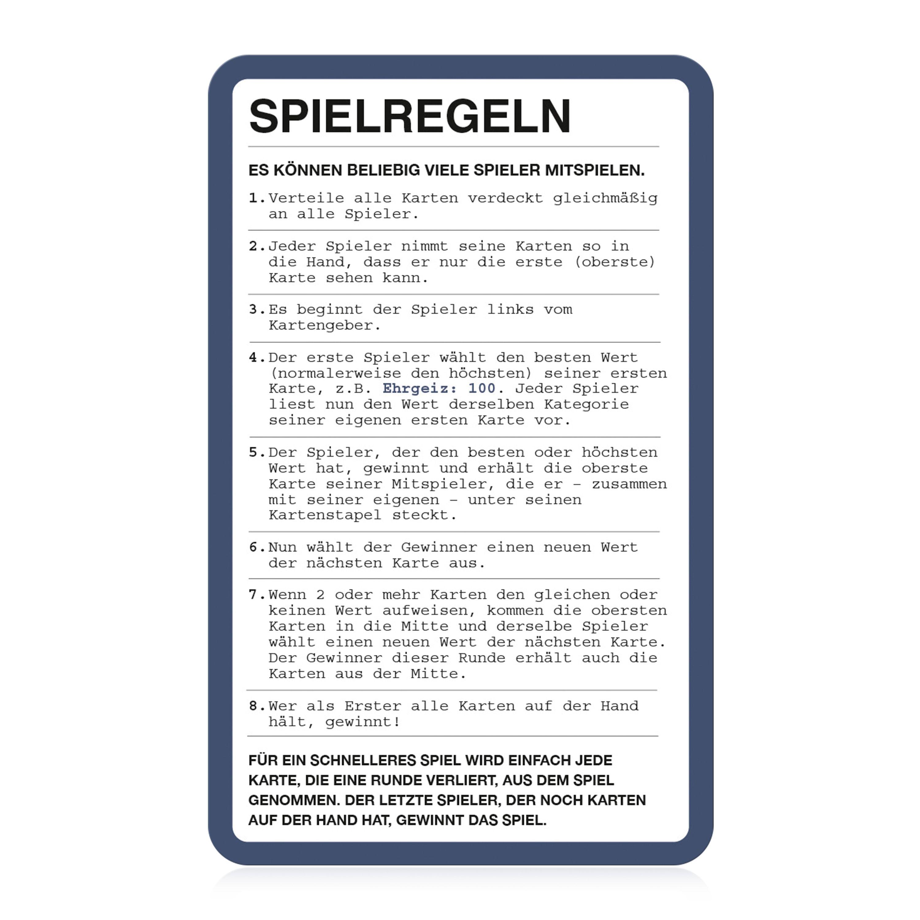 Beispielinhalt (Bild) Top Trumps Collectables Stromberg