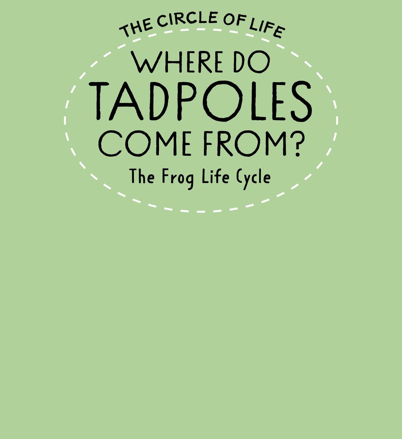 Vorderes Coverbild Where Do Tadpoles Come From? The Frog Life Cycle
