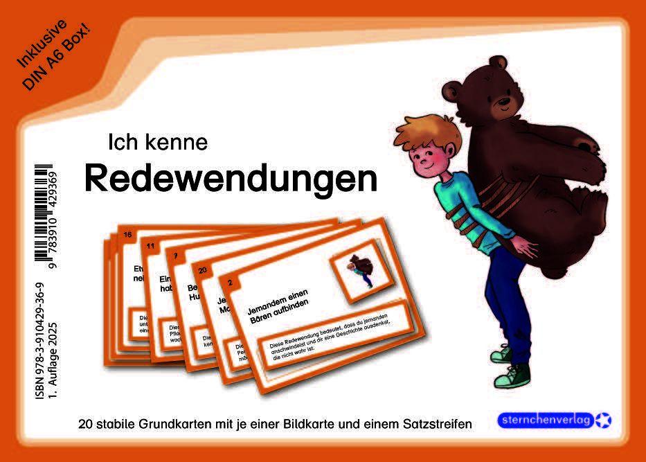 Beispielinhalt (Bild) Ich kenne Redewendungen und Sprichwörter im Set