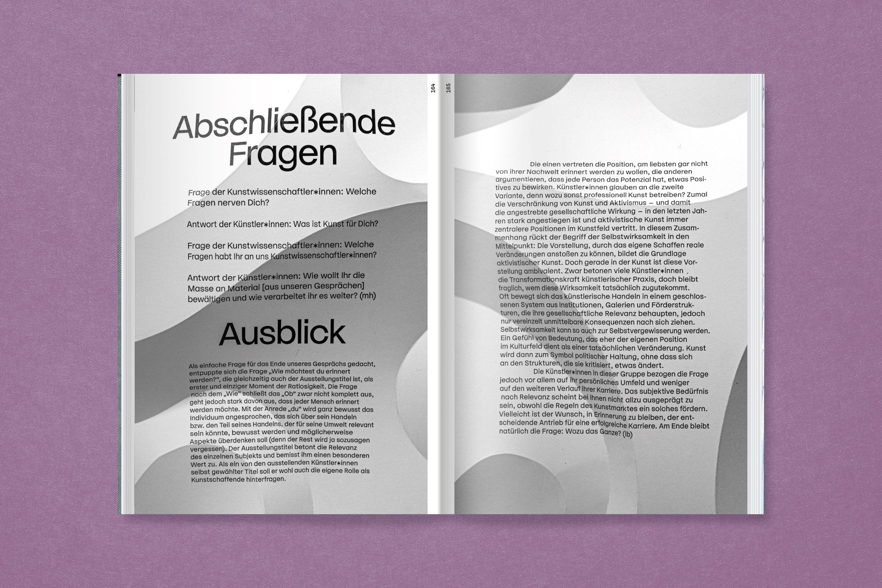 Beispielinhalt (Bild) Wie möchtest du erinnert werden?