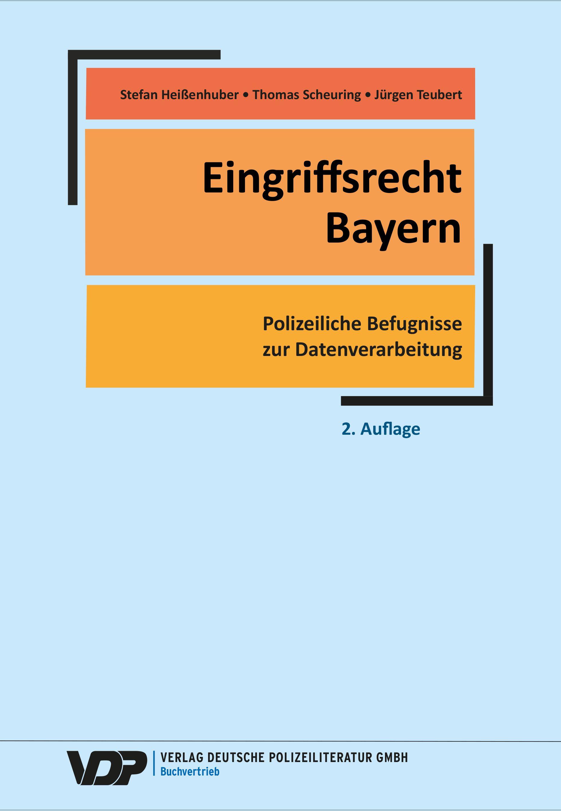 Vorderes Coverbild Eingriffsrecht Bayern