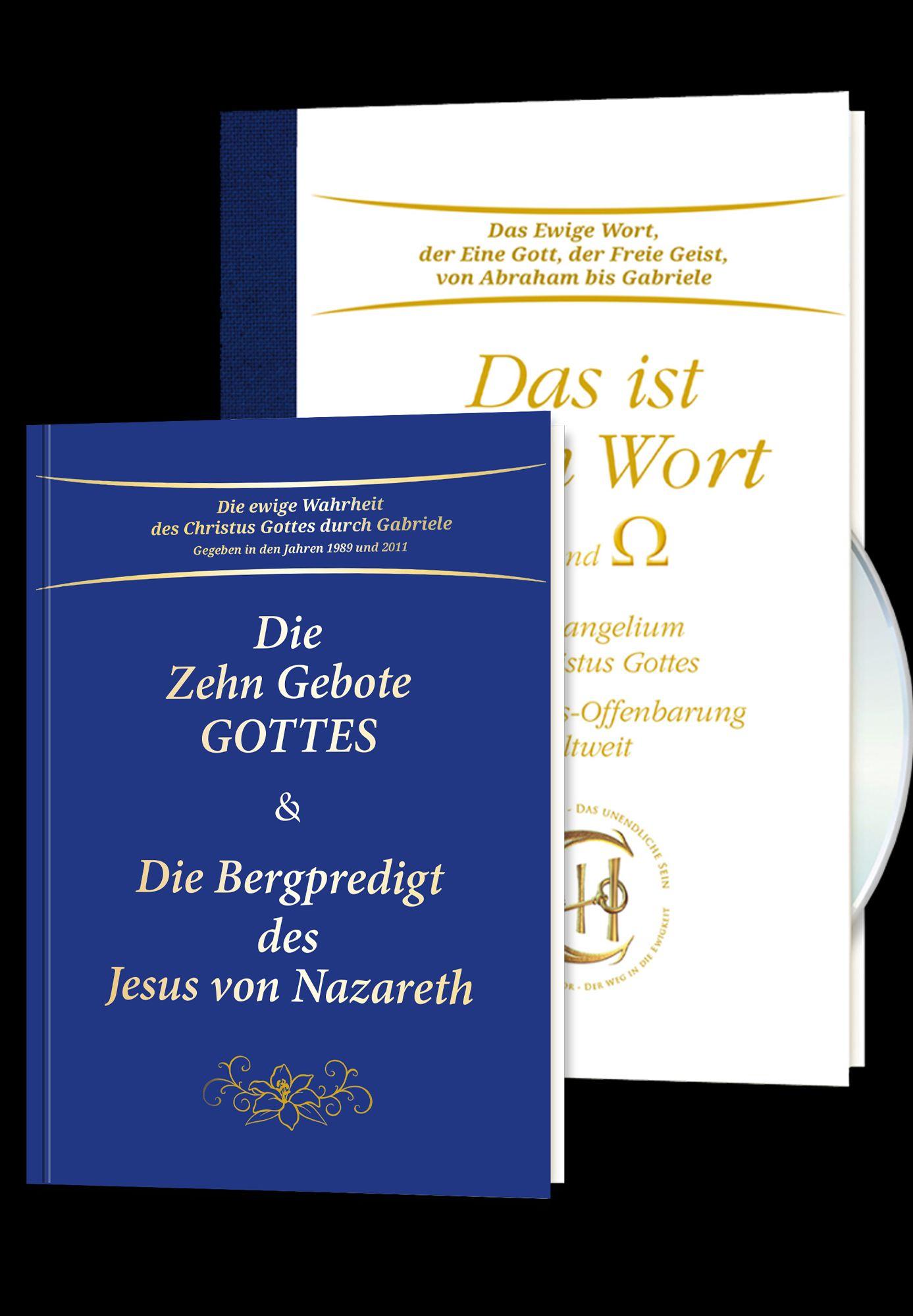 Vorderes Coverbild Set Das ist Mein Wort - Die Zehn Gebote Gottes und Die Bergpredigt des Jesus von Nazareth