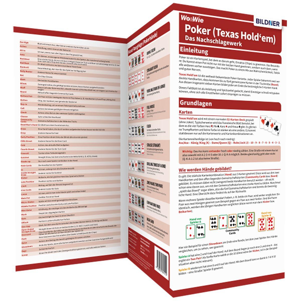 Vorderes Coverbild Poker (Texas Hold'em) verstehen - spielen - gewinnen: Alles auf einen Blick!