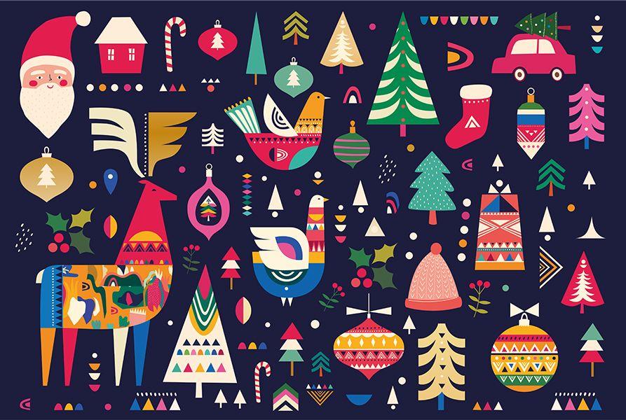 Beispielinhalt (Bild) Weihnachts-Puzzle: Festliche Stimmung - 1.000 Teile