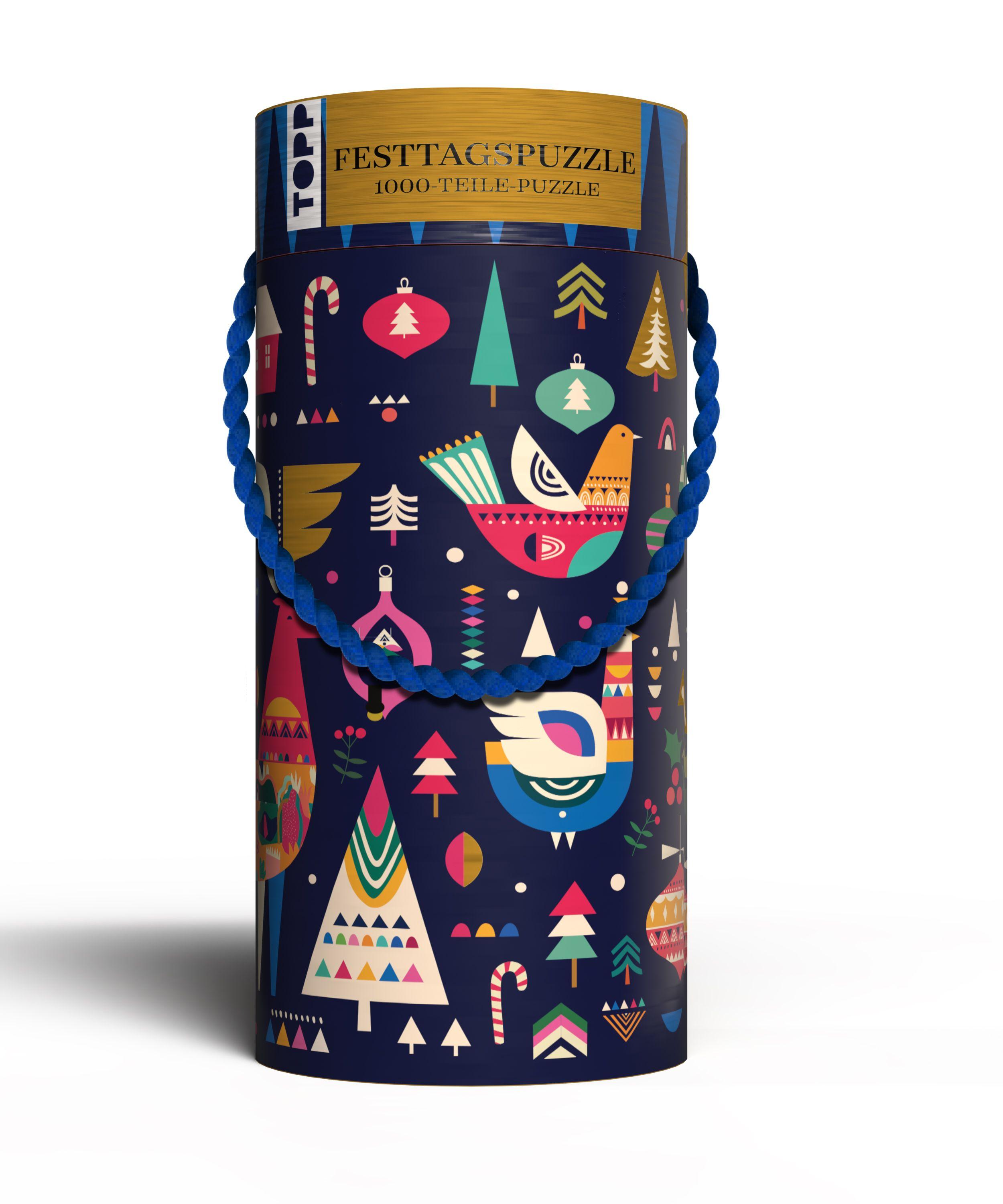 Vorderes Coverbild Weihnachts-Puzzle: Festliche Stimmung - 1.000 Teile