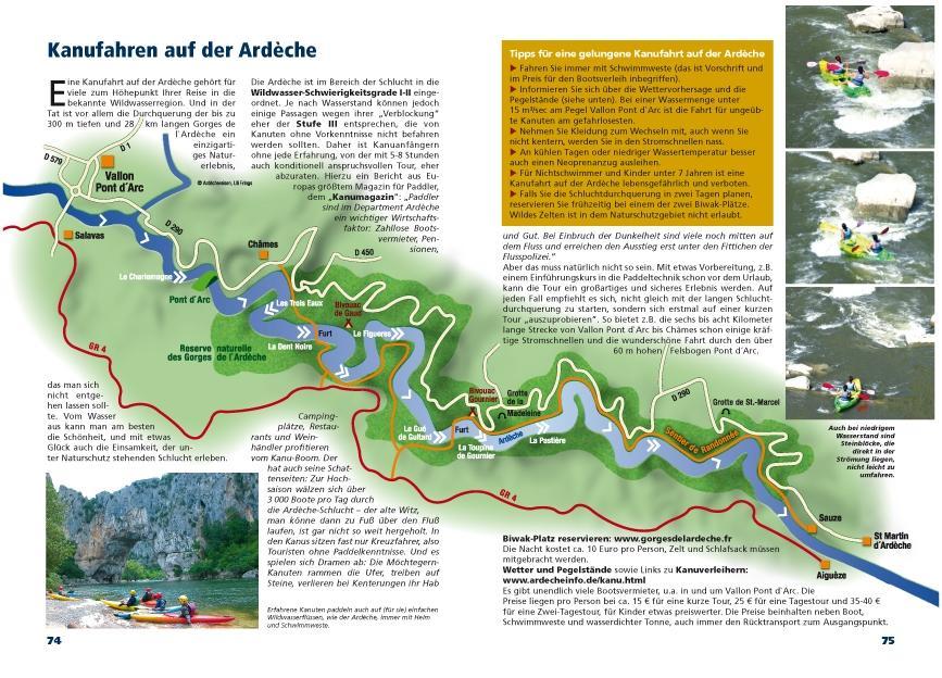 Beispielinhalt (Bild) Ardèche, Frankreichs wilder Süden