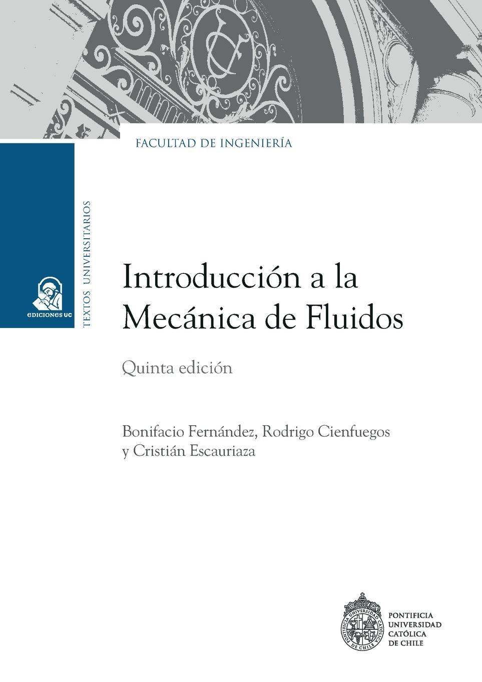 Vorderes Coverbild Introducción a la mecánica de fluidos