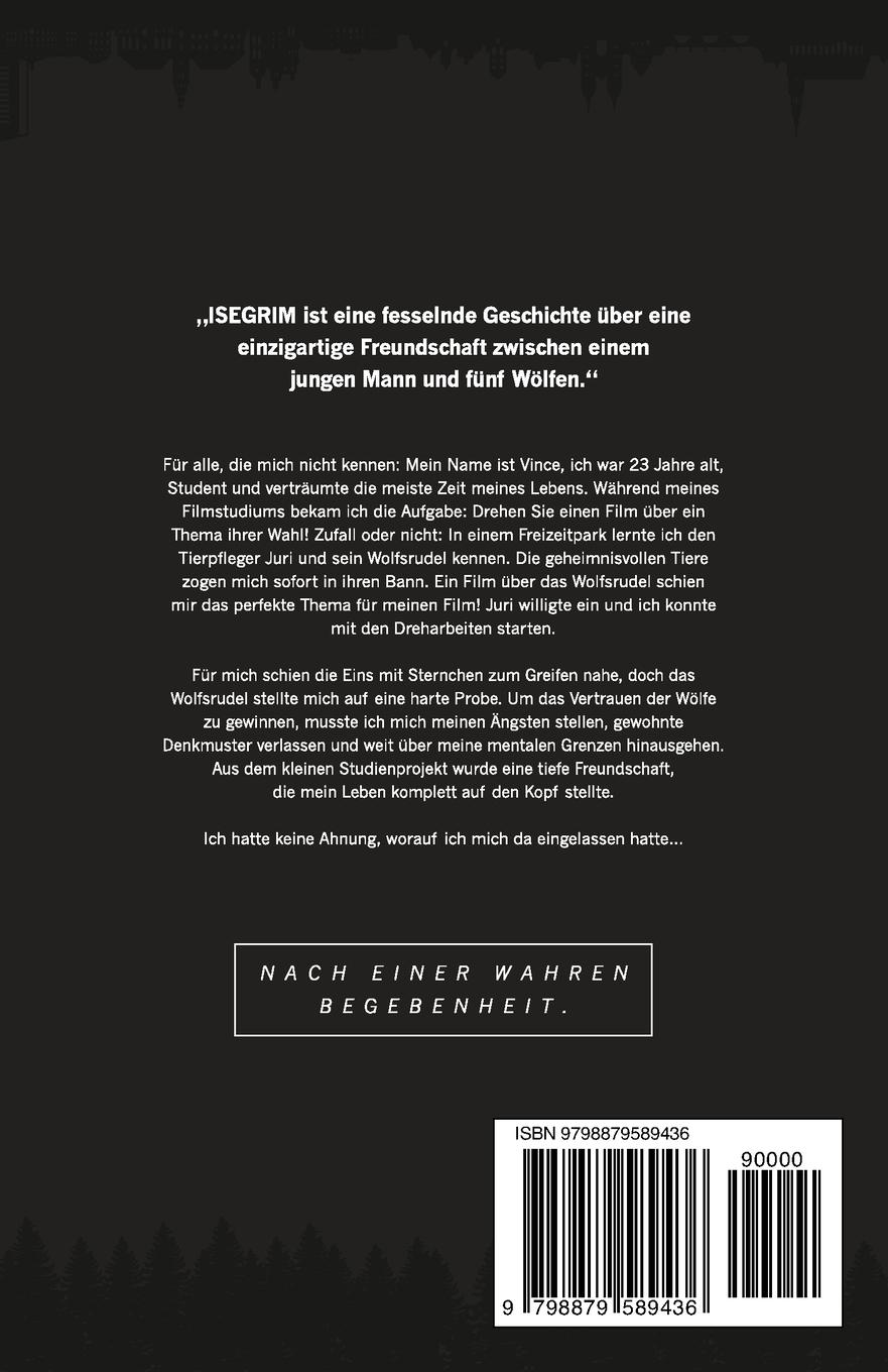 Rückseitencover ISEGRIM - Eine andere Geschichte.