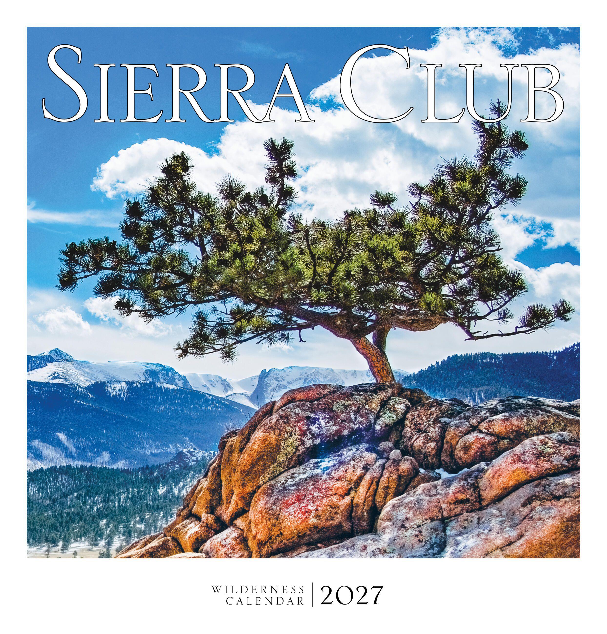 Vorderes Coverbild Sierra Club Wilderness Calendar 2027