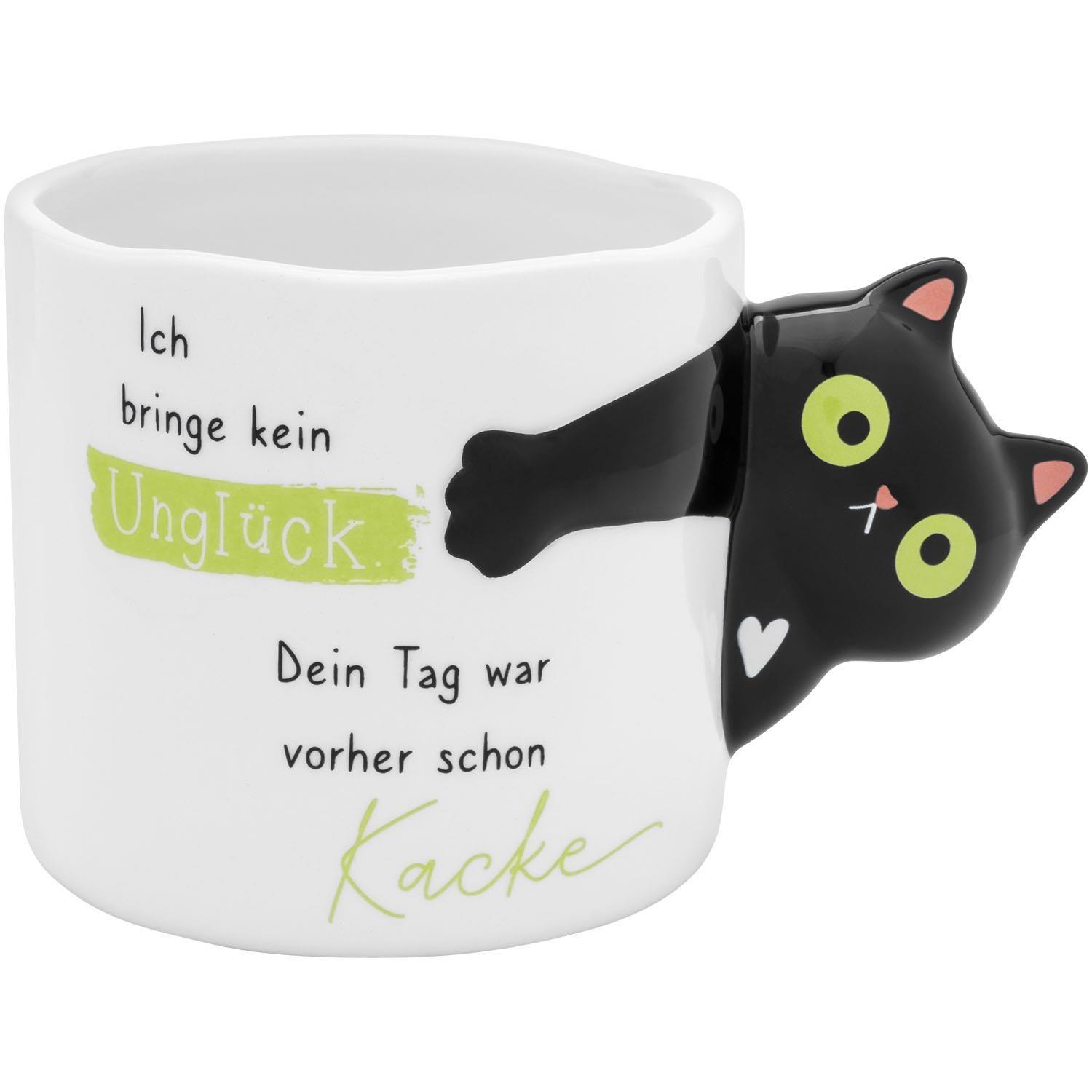 Vorderes Coverbild Figürliche Tasse Katze "Ich bringe kein Unglück..."