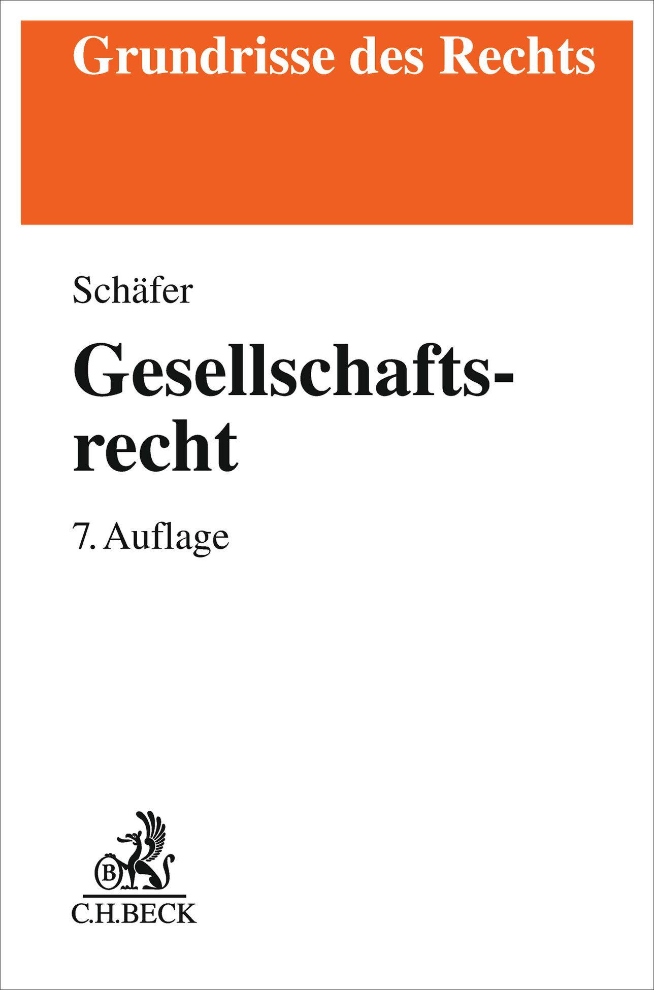 Vorderes Coverbild Gesellschaftsrecht
