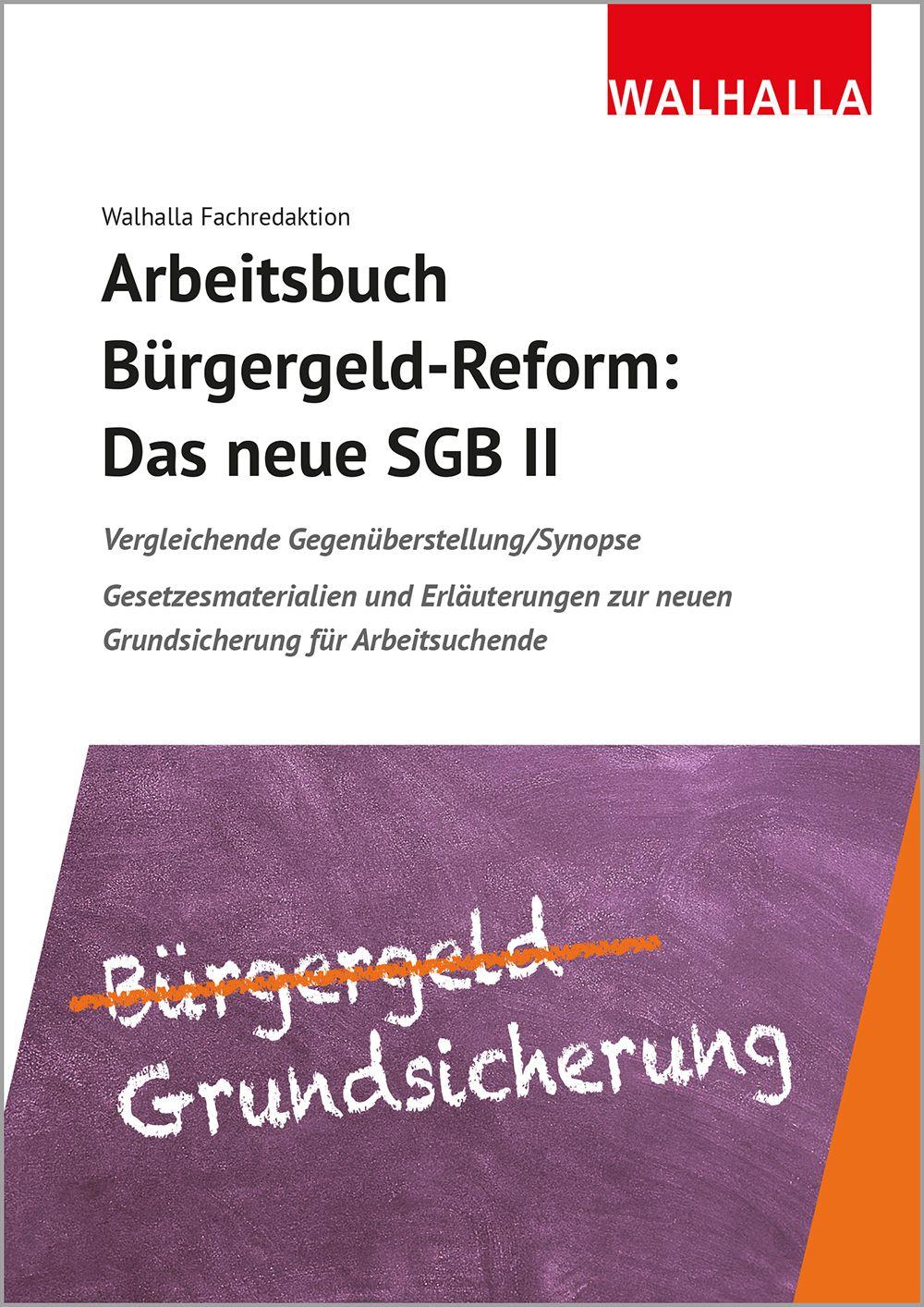 Vorderes Coverbild Arbeitsbuch Bürgergeld-Reform: Das neue SGB II