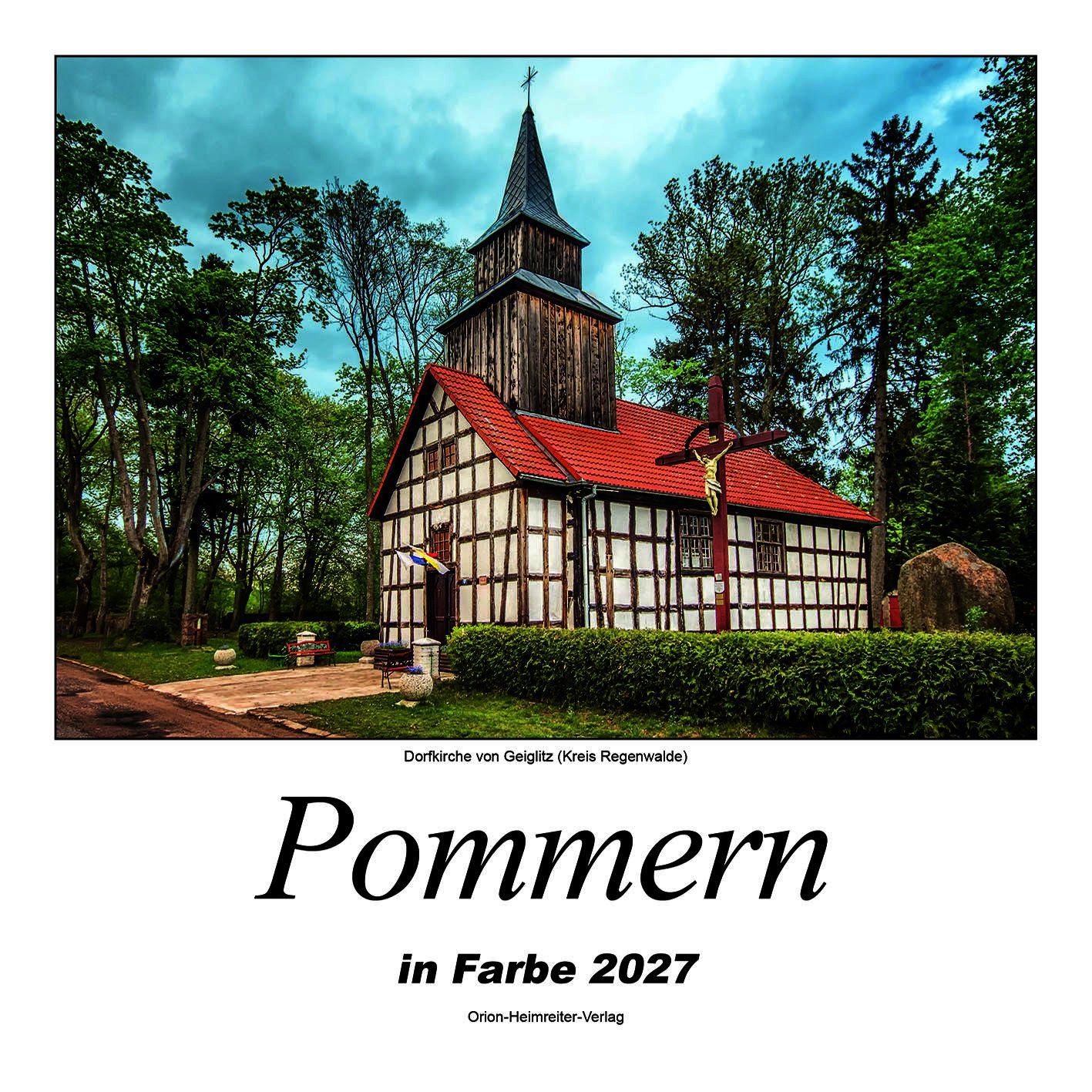 Vorderes Coverbild Pommern in Farbe 2027