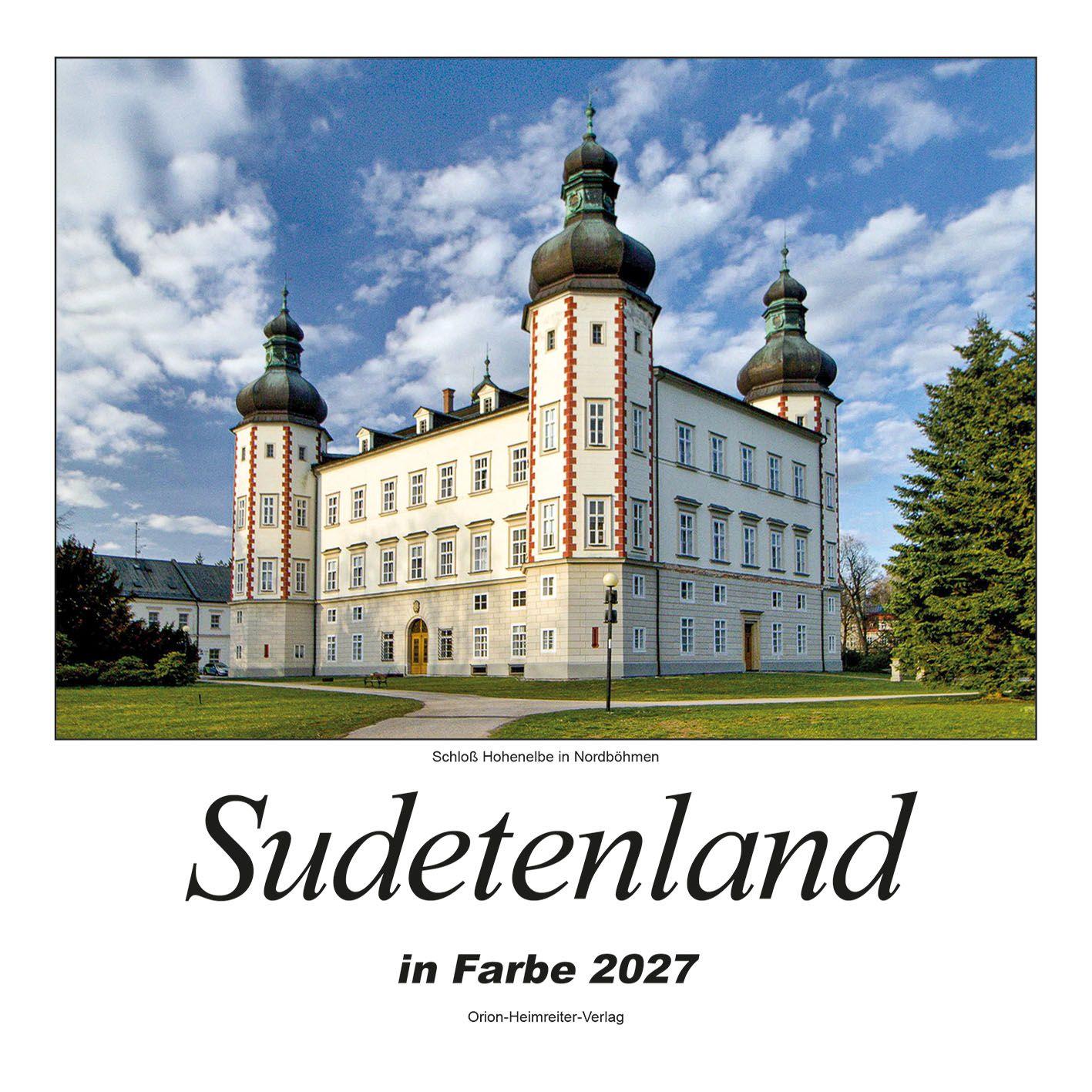 Vorderes Coverbild Sudetenland in Farbe 2027