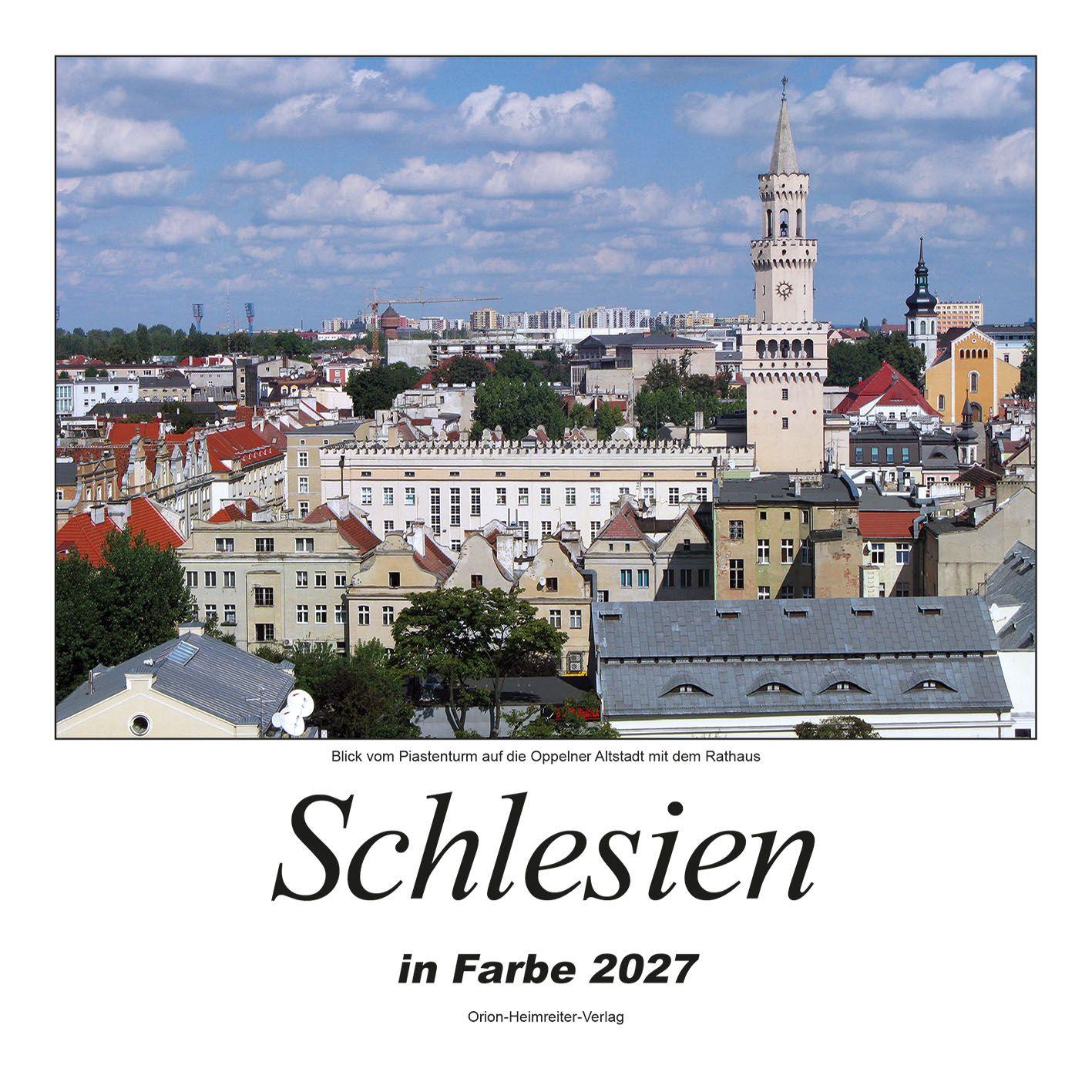 Vorderes Coverbild Schlesien in Farbe 2027
