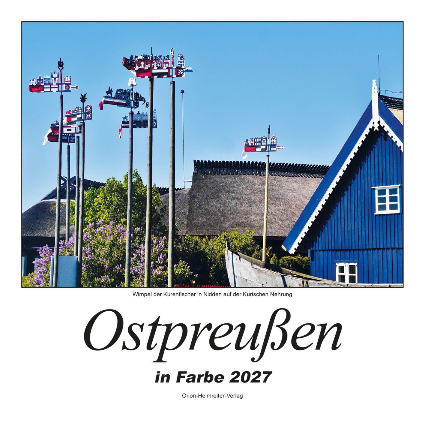 Vorderes Coverbild Ostpreußen in Farbe 2027