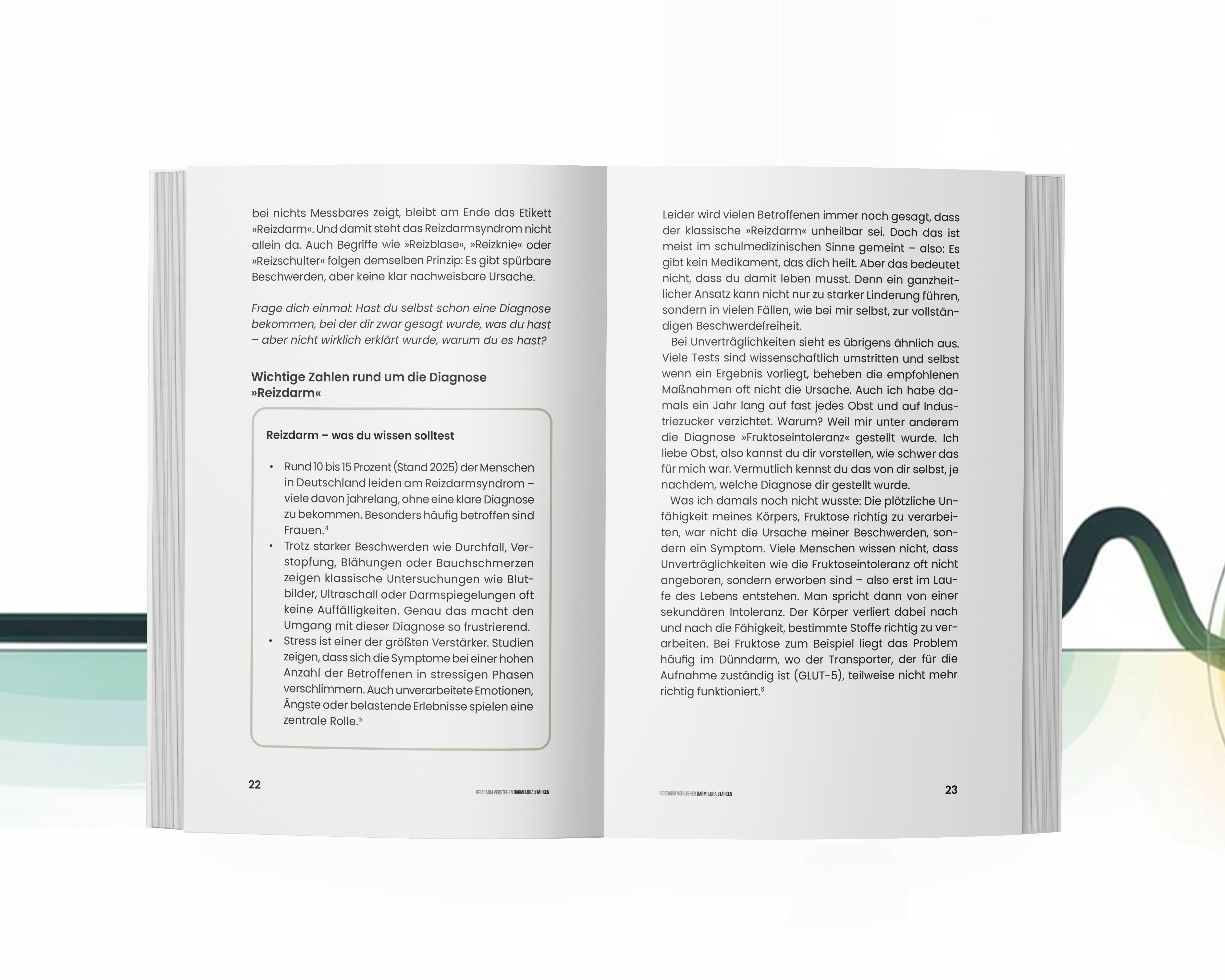 Beispielinhalt (Bild) Reizdarm verstehen, Darmflora stärken