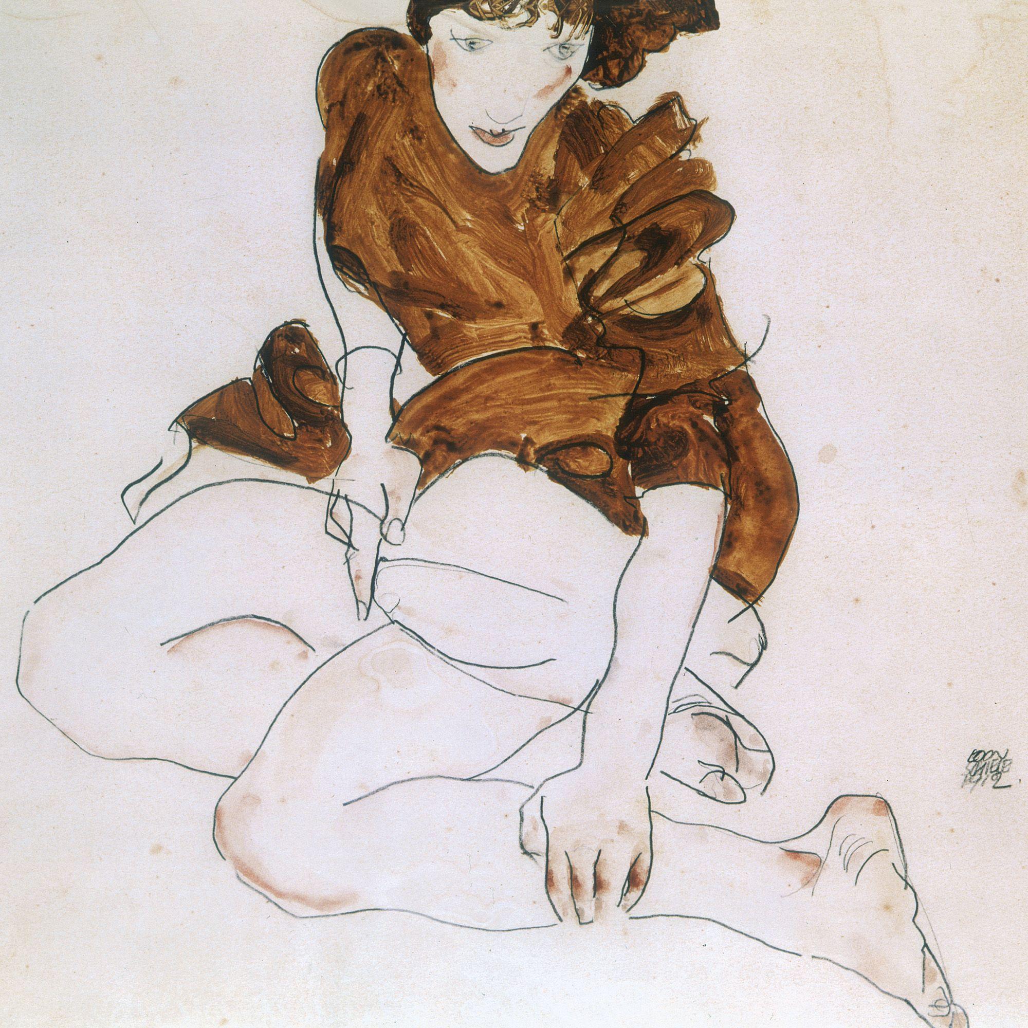 Beispielinhalt (Bild) Egon Schiele - Drawings 2027