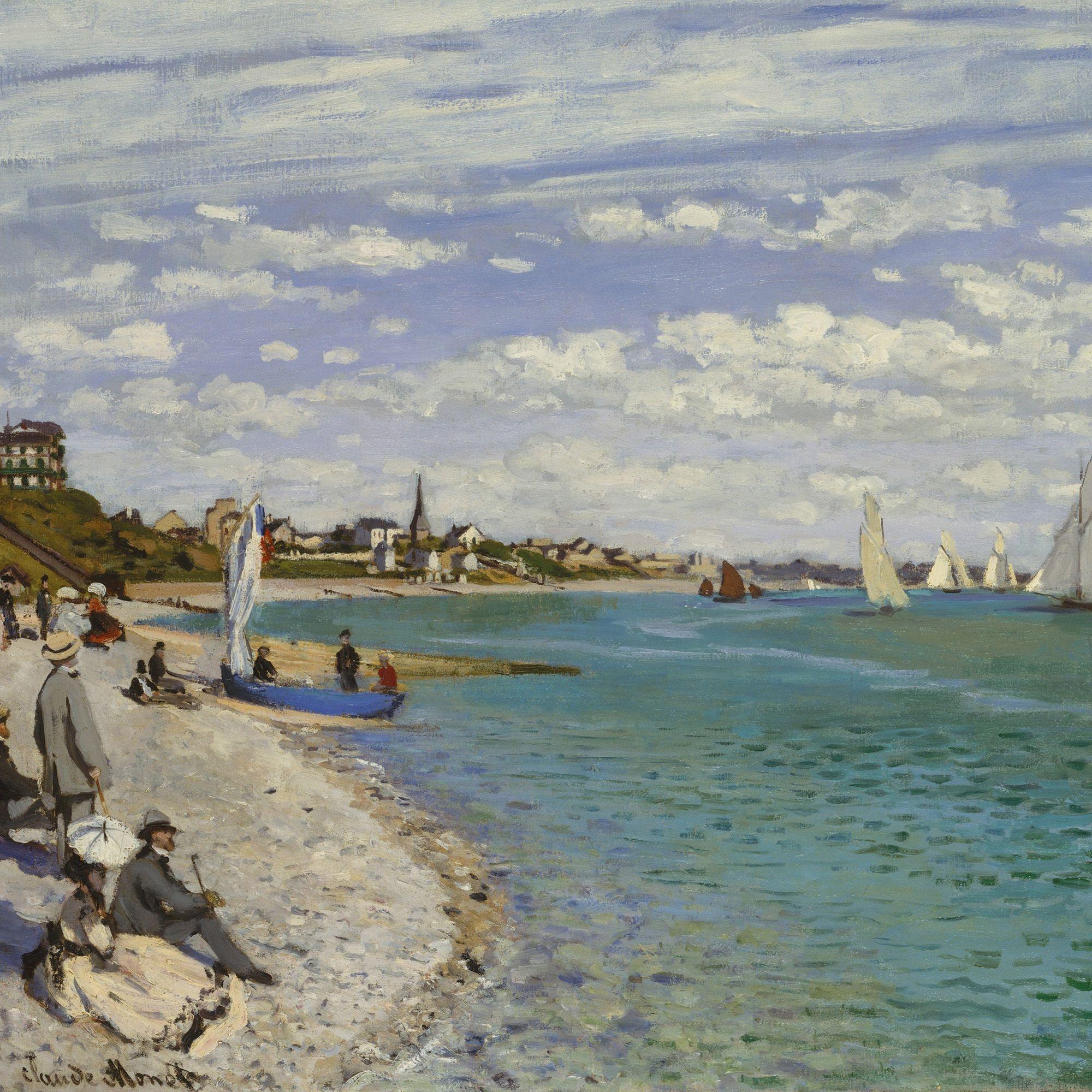 Beispielinhalt (Bild) Claude Monet - By the Sea 2027
