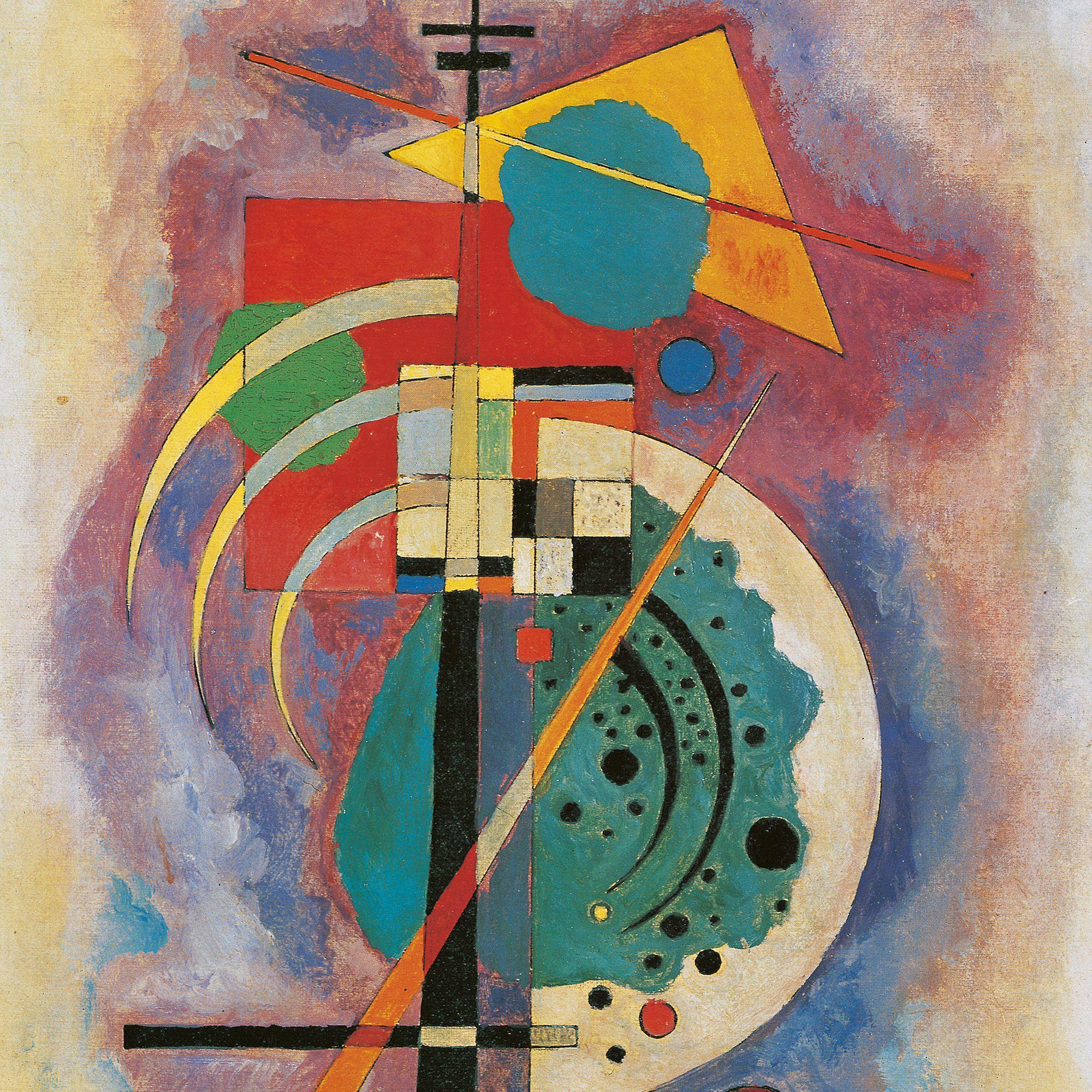 Beispielinhalt (Bild) Wassily Kandinsky - Floating Structures 2027