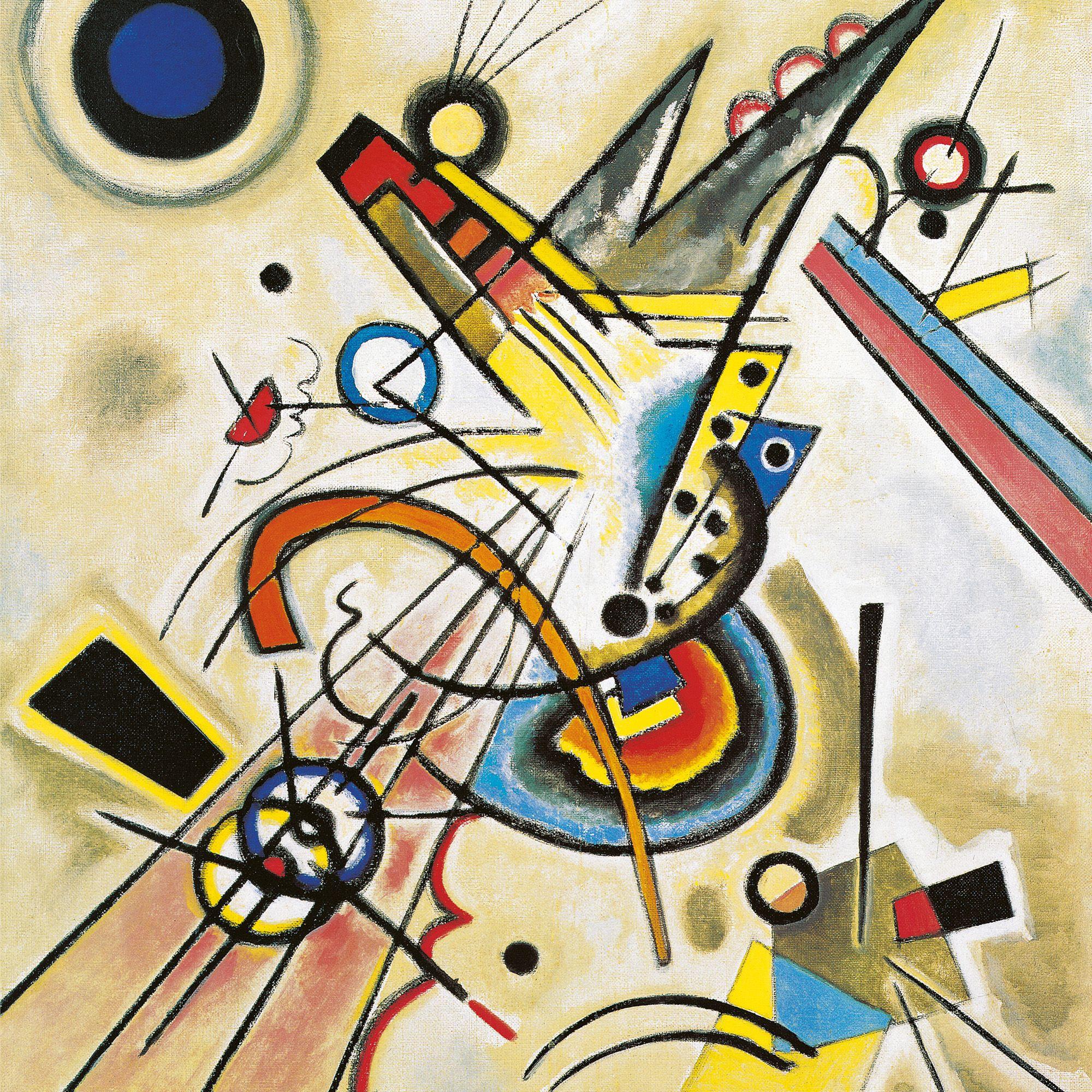 Beispielinhalt (Bild) Wassily Kandinsky - Floating Structures 2027