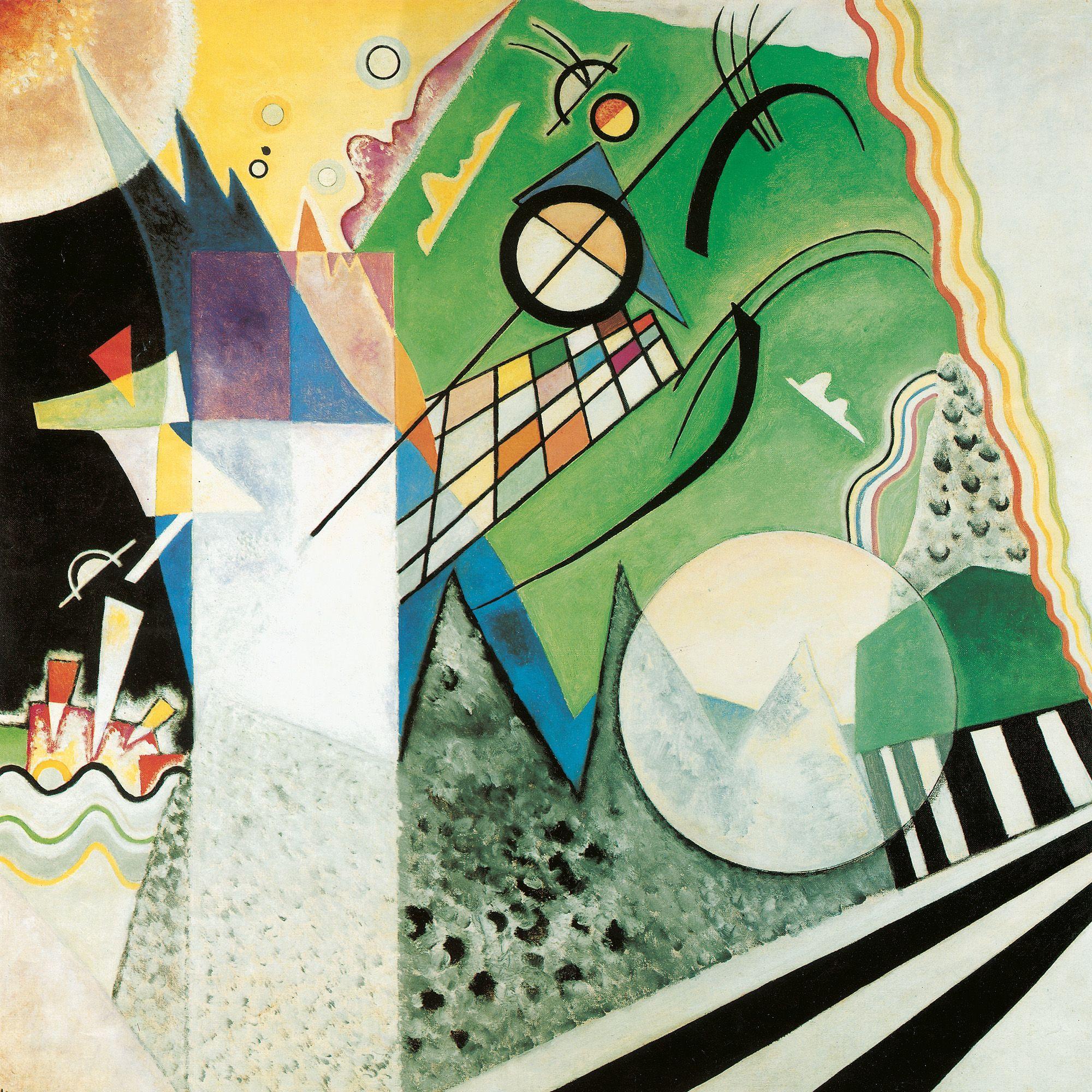 Beispielinhalt (Bild) Wassily Kandinsky - Floating Structures 2027