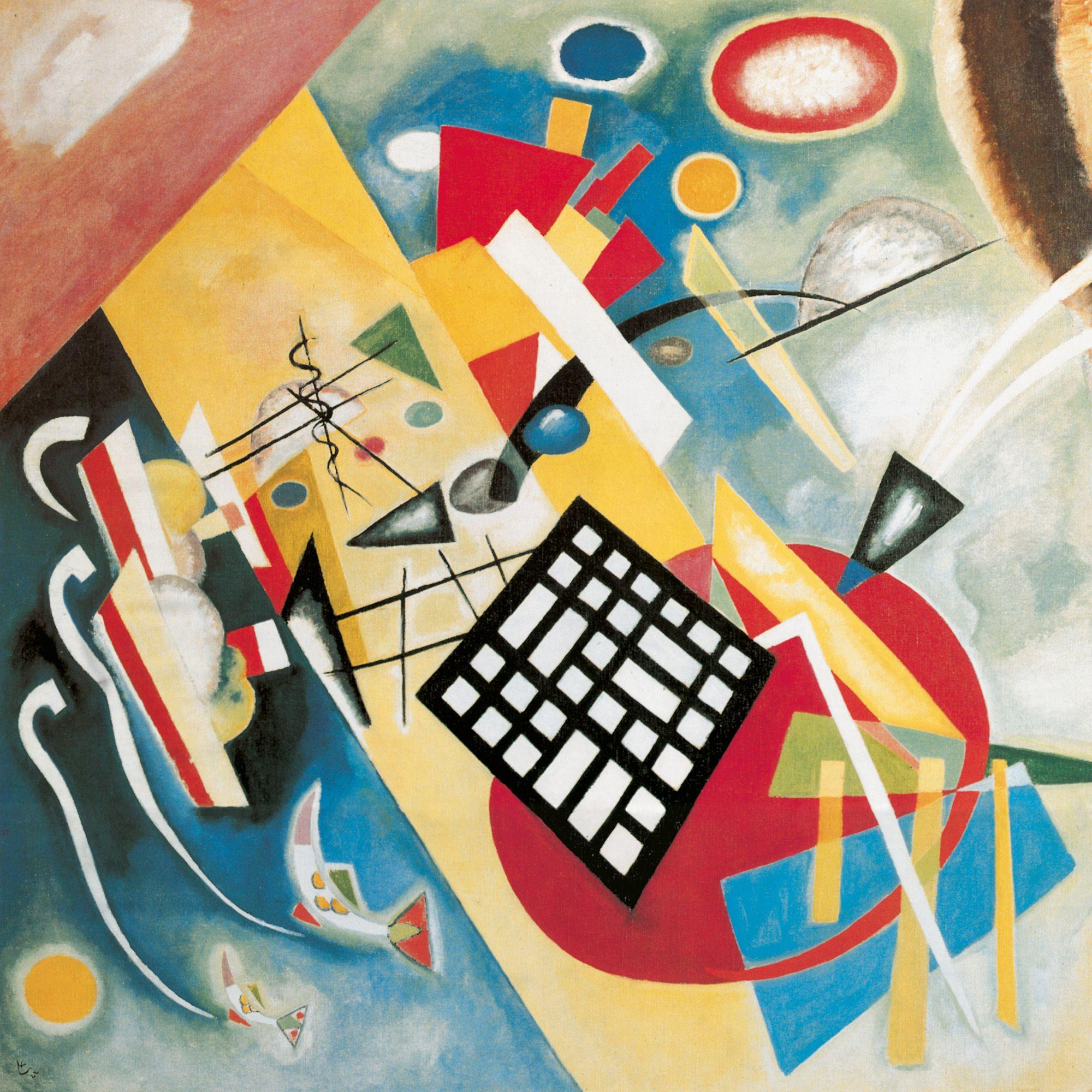 Beispielinhalt (Bild) Wassily Kandinsky - Floating Structures 2027
