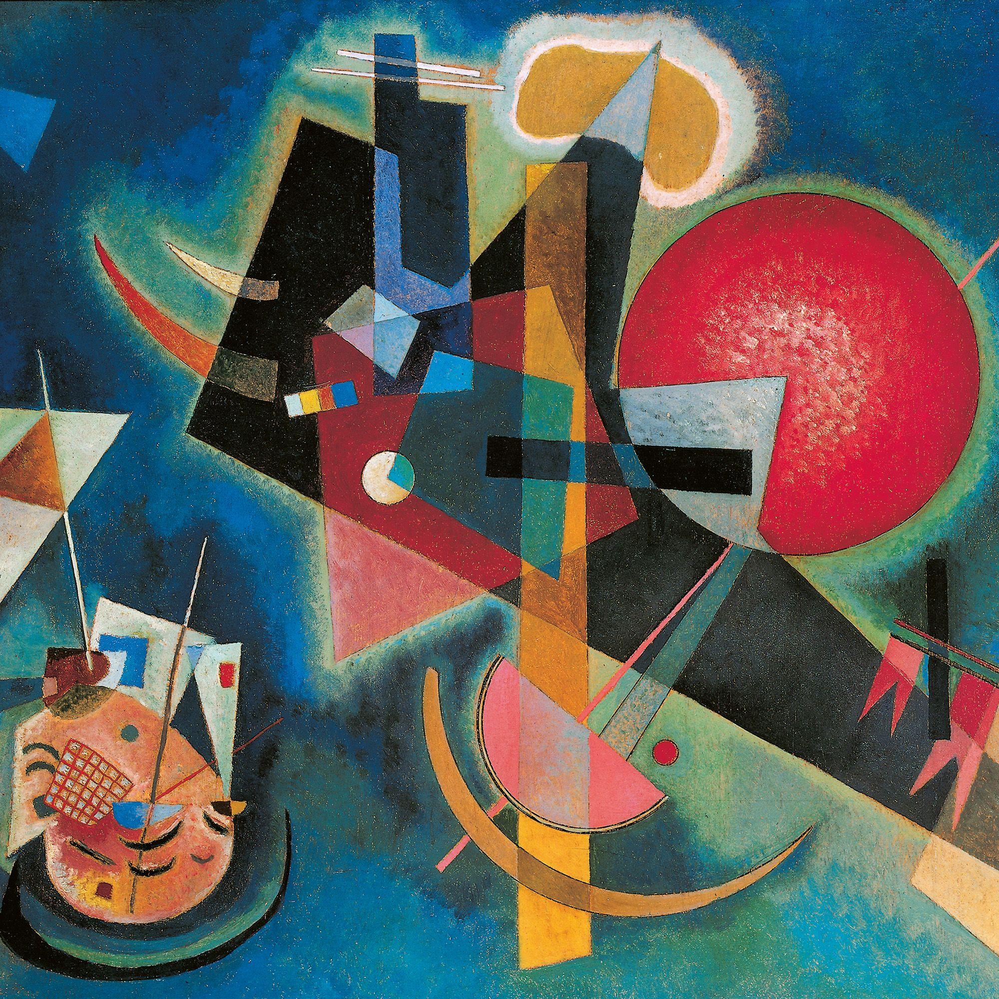 Beispielinhalt (Bild) Wassily Kandinsky - Floating Structures 2027