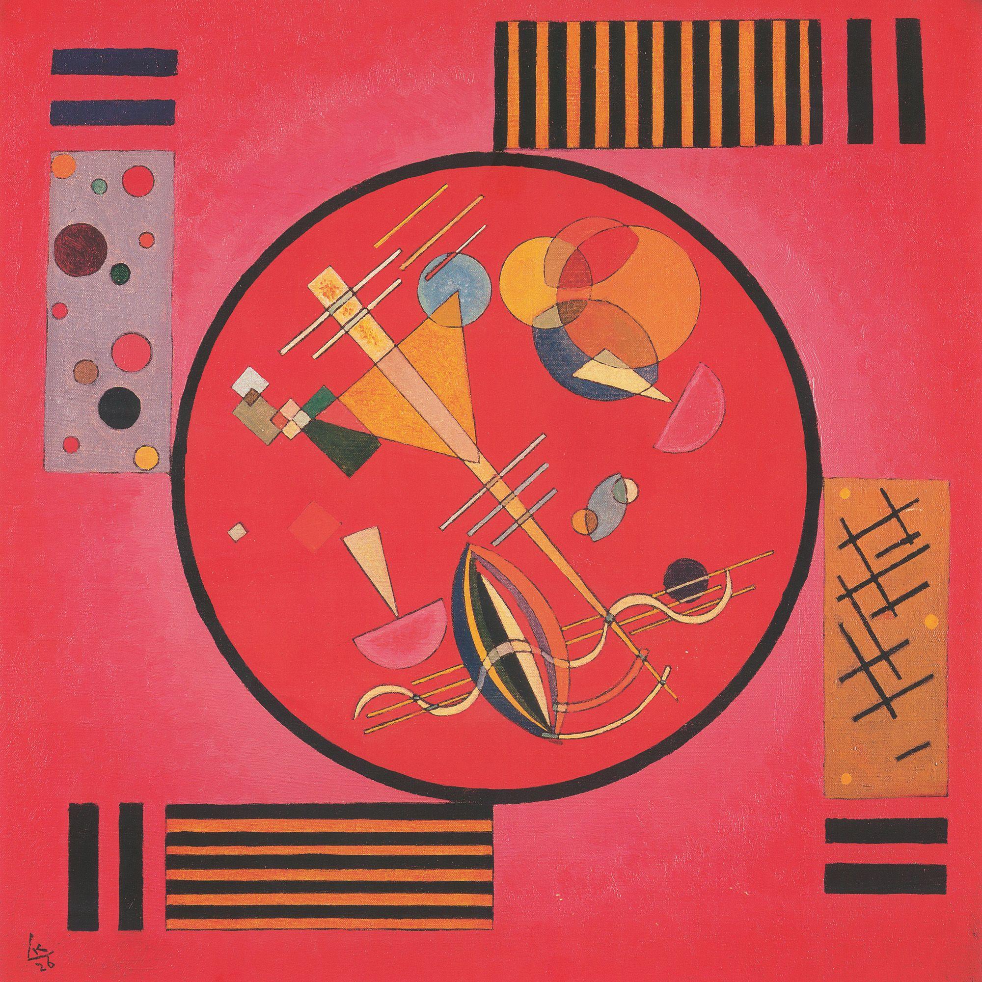 Beispielinhalt (Bild) Wassily Kandinsky - Floating Structures 2027