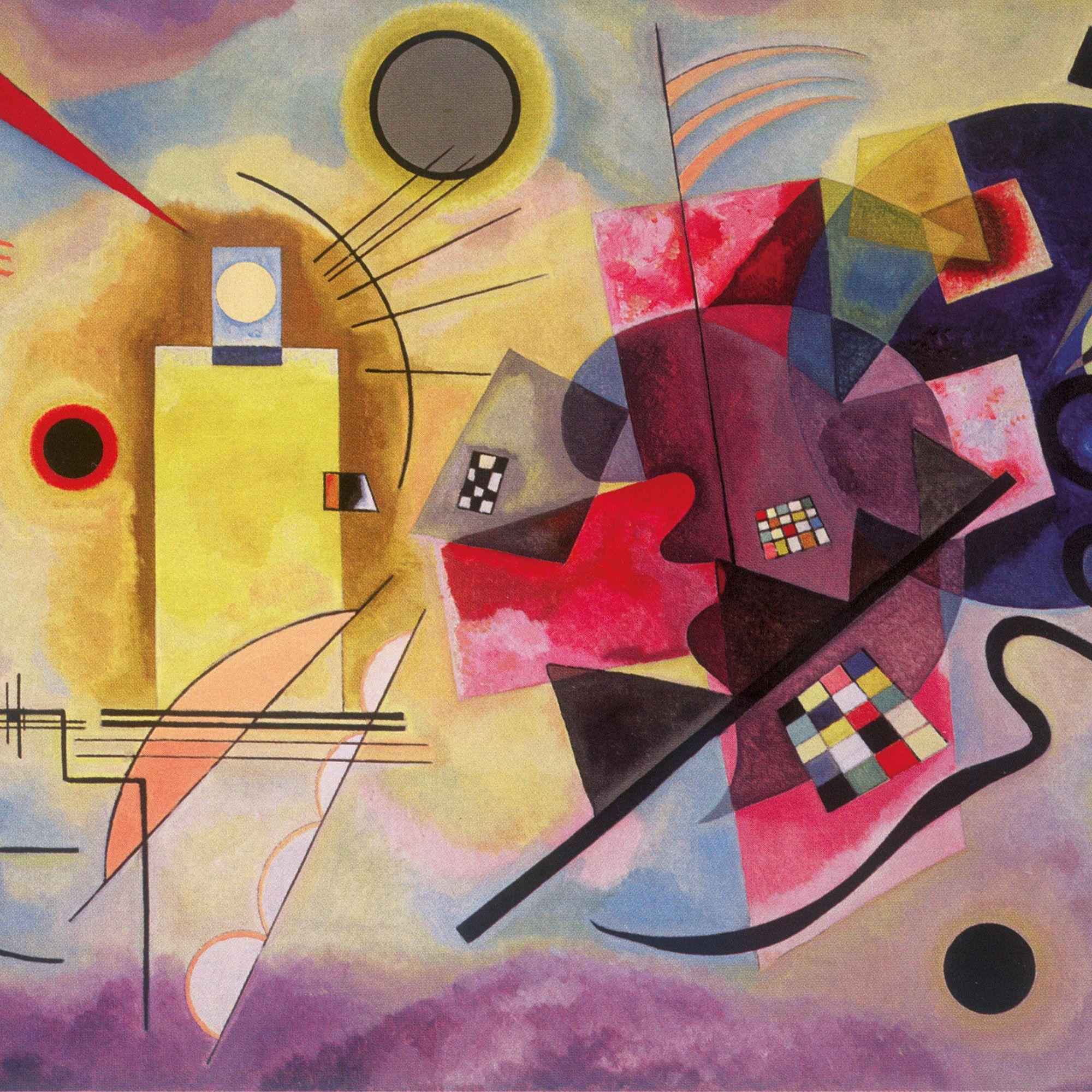 Beispielinhalt (Bild) Wassily Kandinsky - Floating Structures 2027
