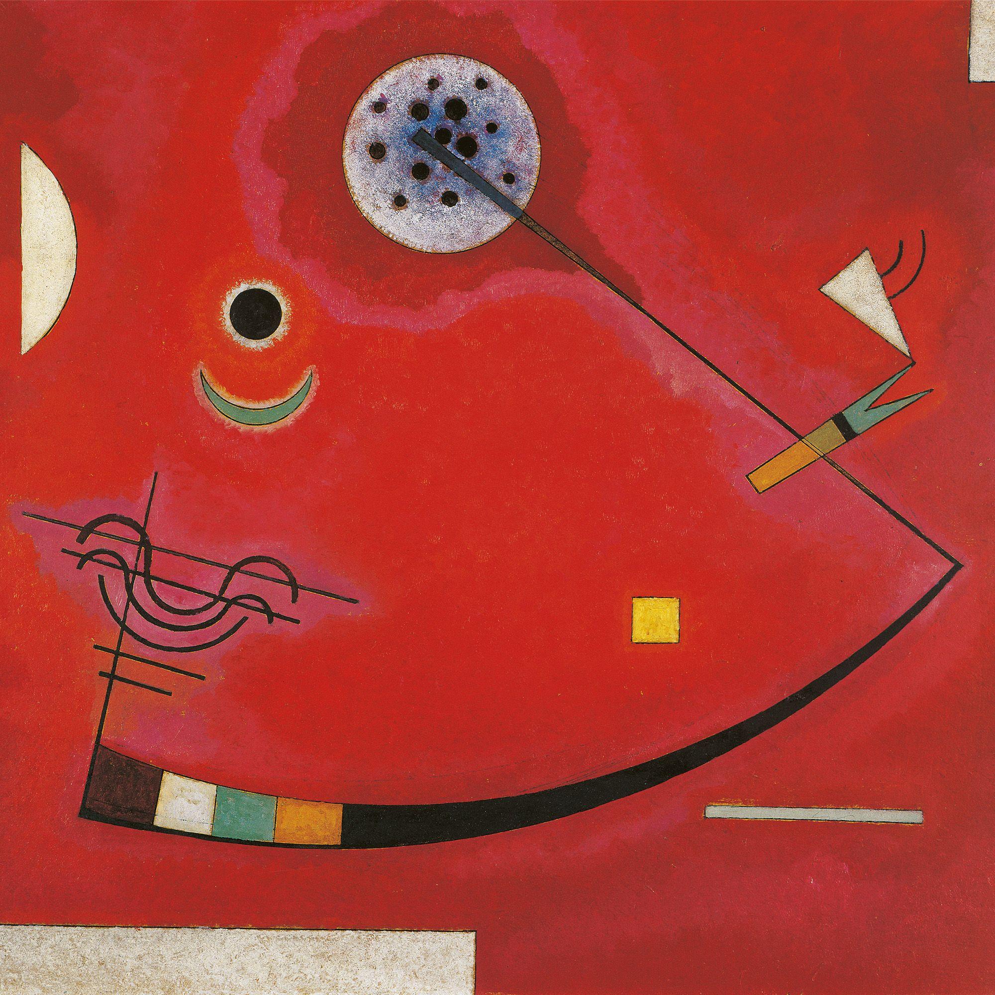 Beispielinhalt (Bild) Wassily Kandinsky - Floating Structures 2027