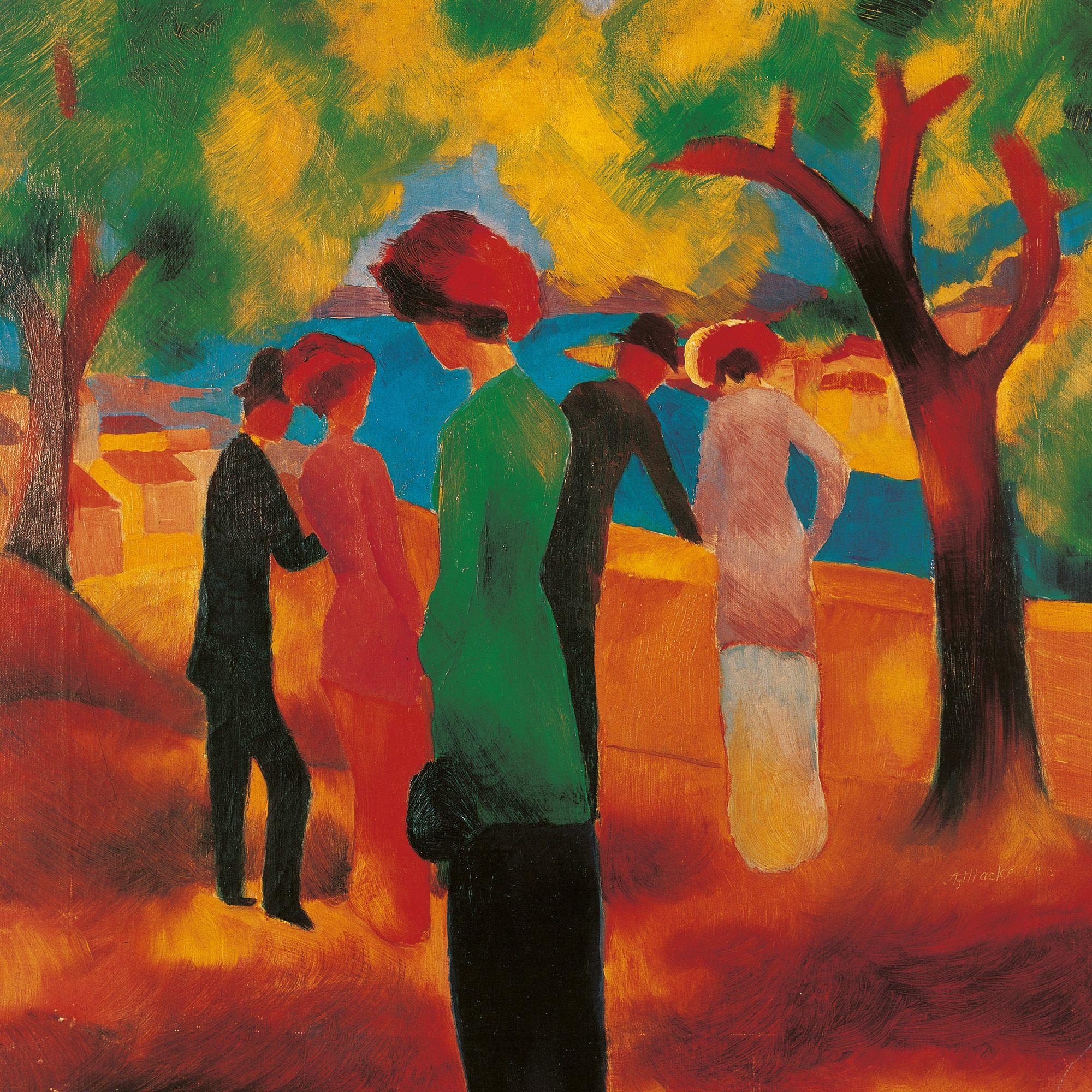 Beispielinhalt (Bild) August Macke 2027