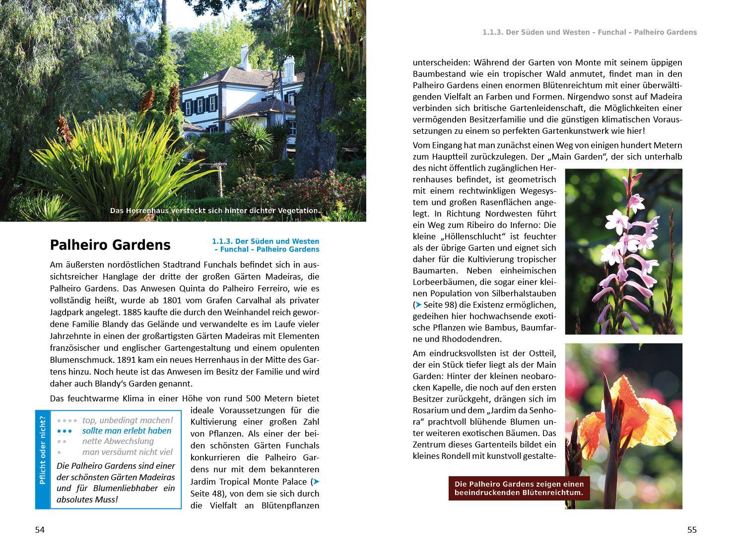 Beispielinhalt (Bild) Maremonto Reise- und Wanderführer: Madeira