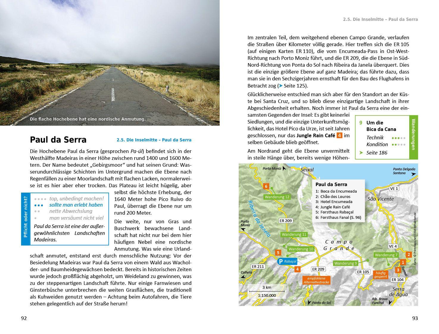 Beispielinhalt (Bild) Maremonto Reise- und Wanderführer: Madeira