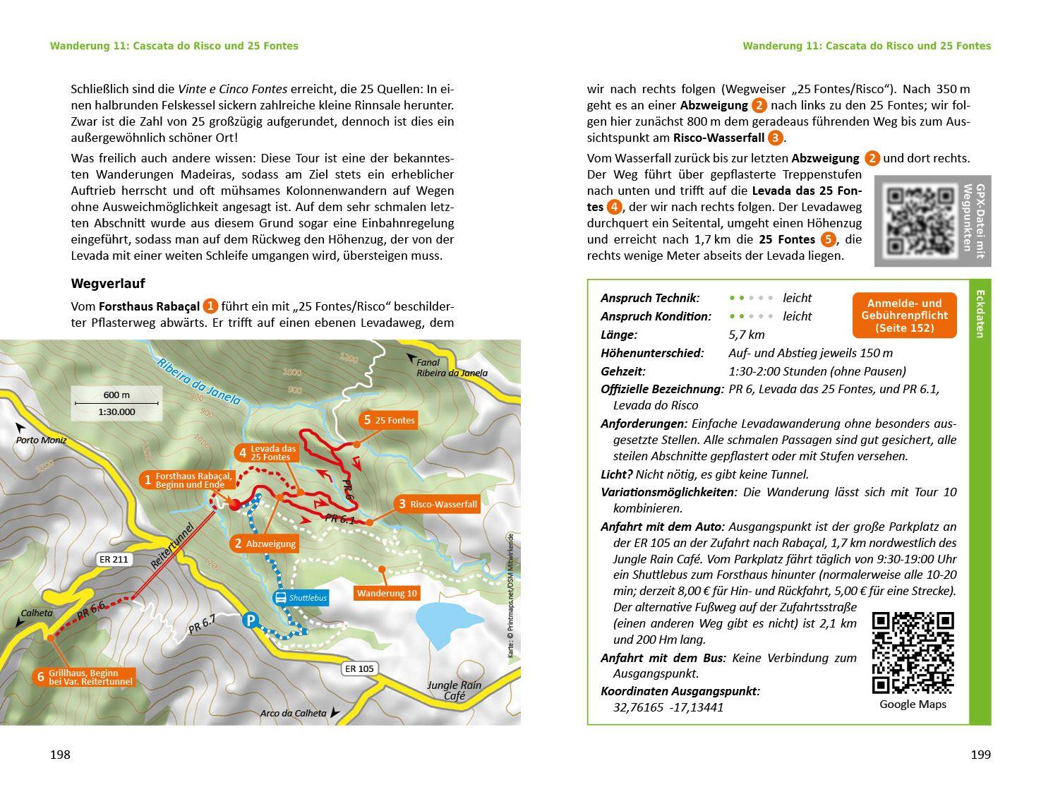 Beispielinhalt (Bild) Maremonto Reise- und Wanderführer: Madeira