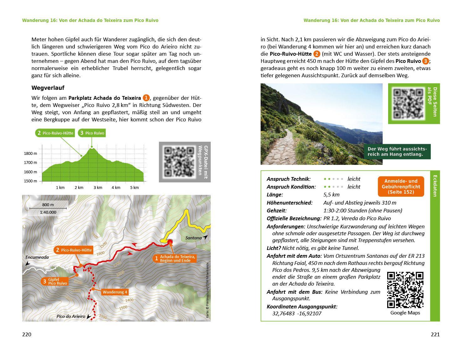 Beispielinhalt (Bild) Maremonto Reise- und Wanderführer: Madeira