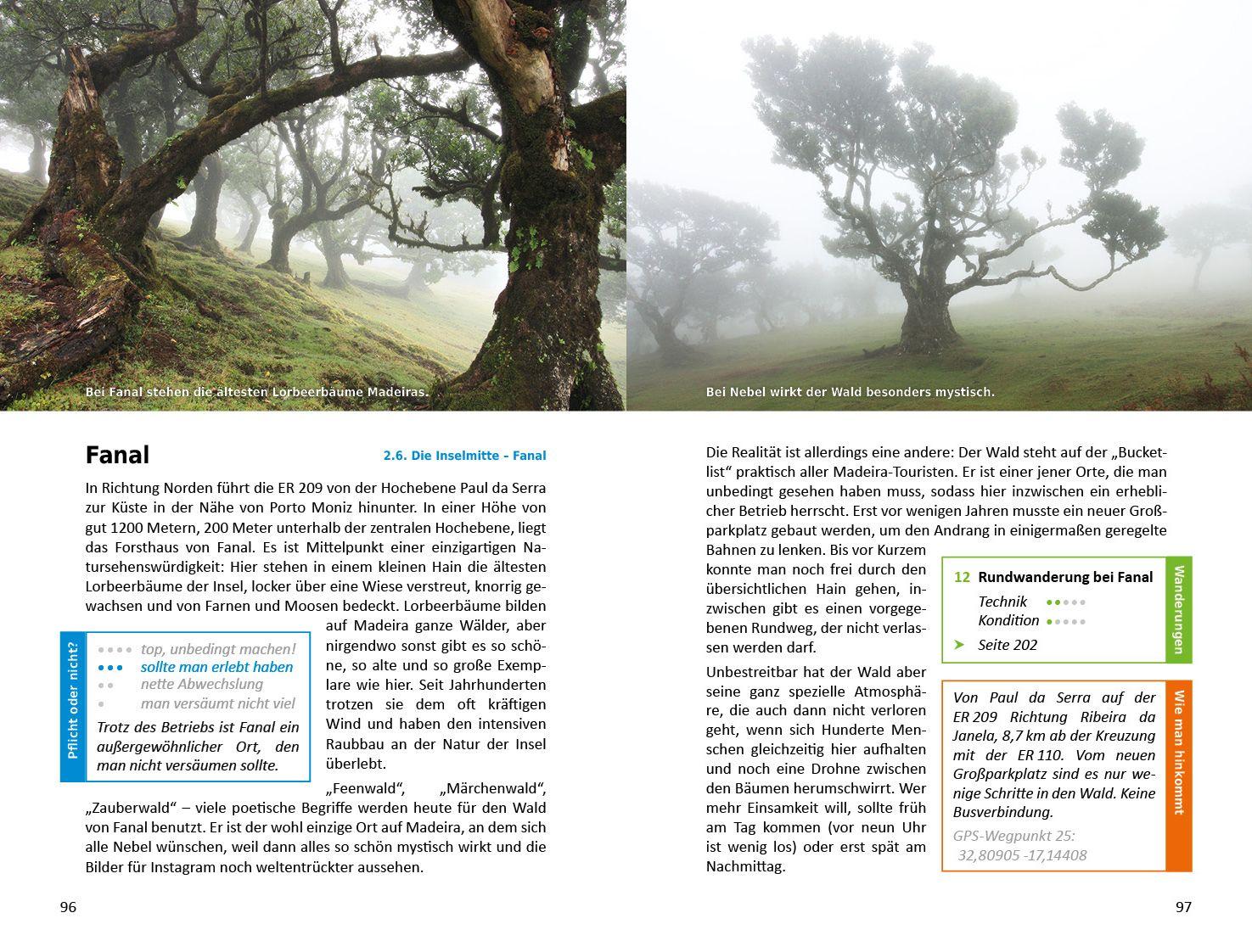 Beispielinhalt (Bild) Maremonto Reise- und Wanderführer: Madeira
