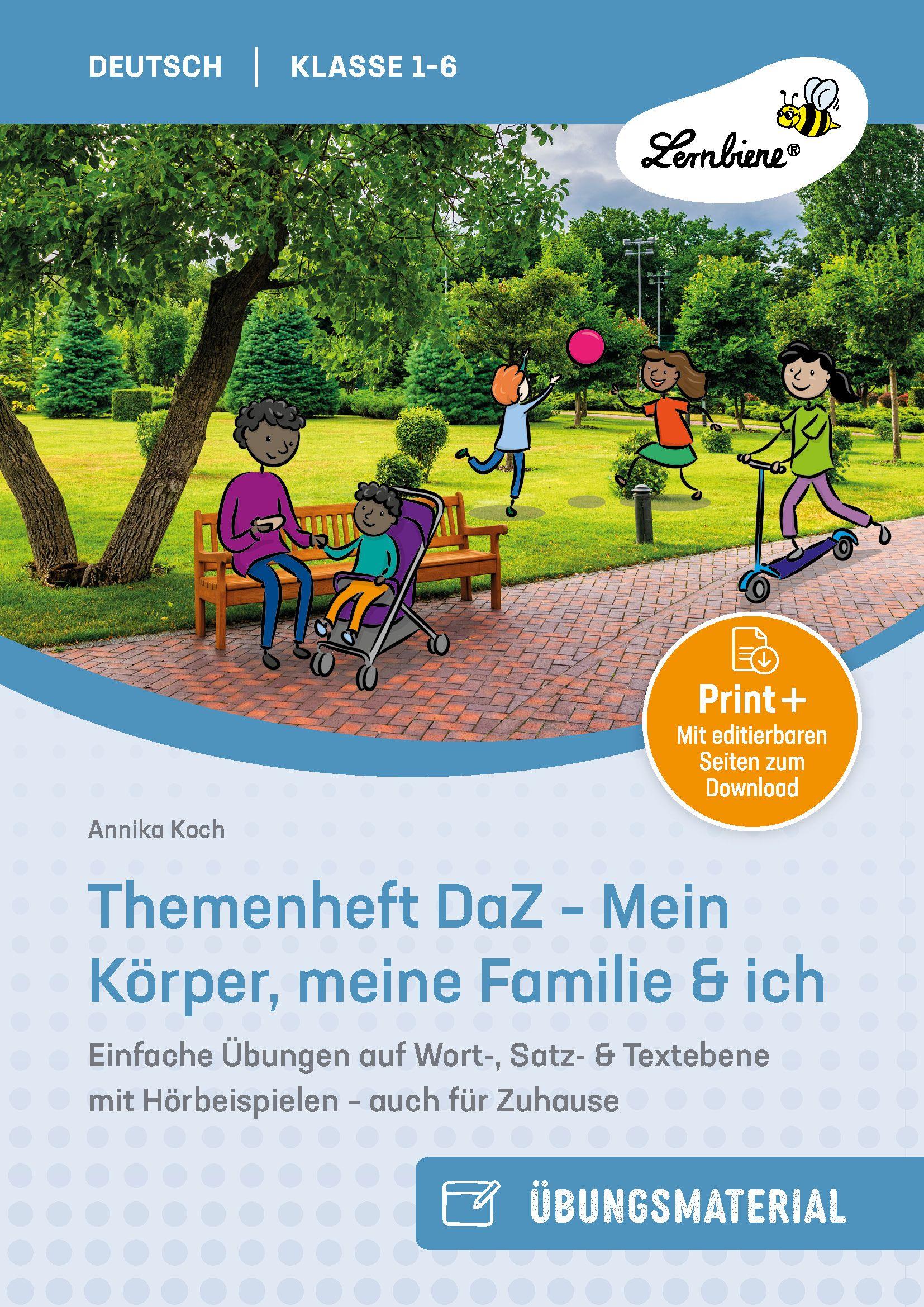 Vorderes Coverbild Themenheft DaZ - Mein Körper, meine Familie & ich