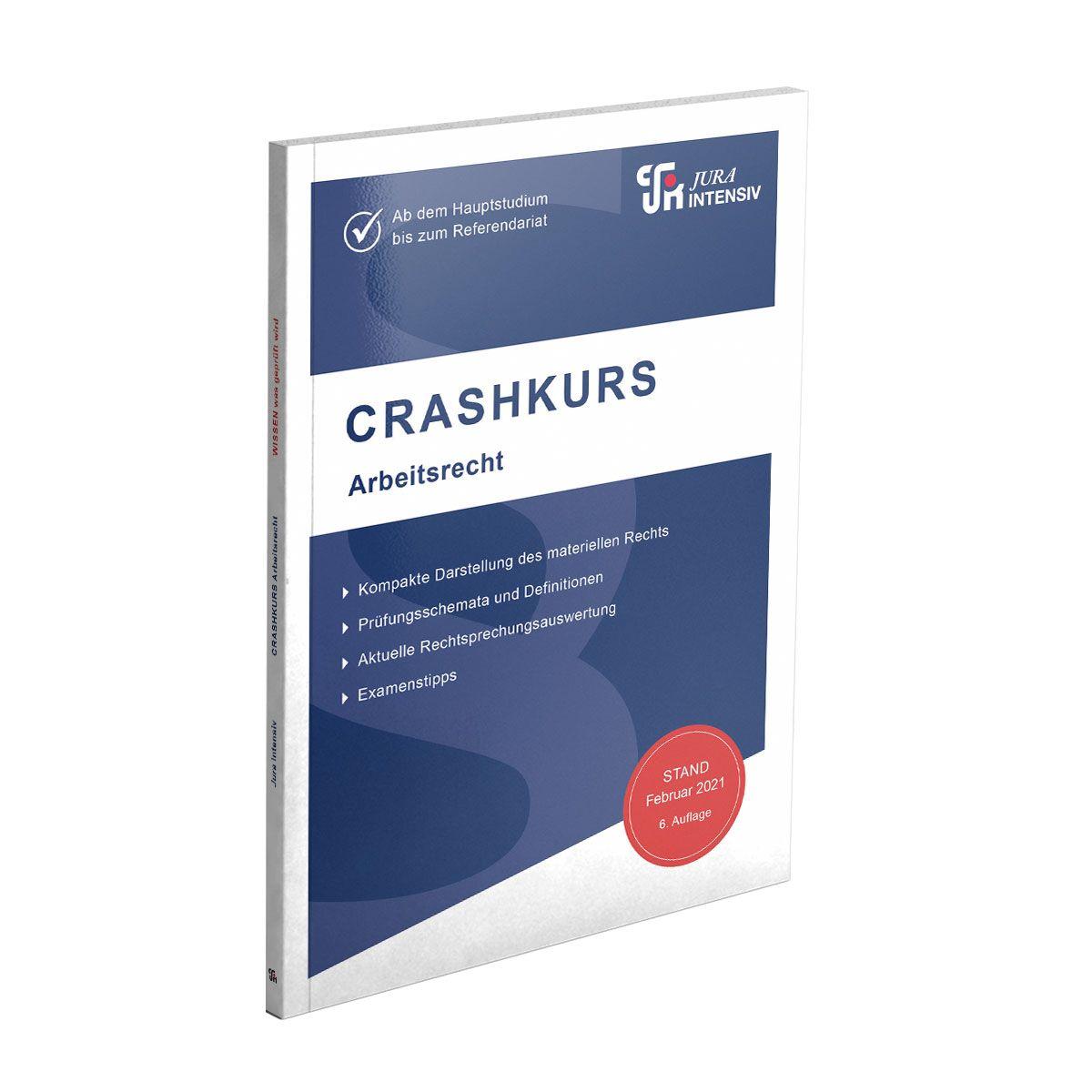 Vorderes Coverbild CRASHKURS Arbeitsrecht