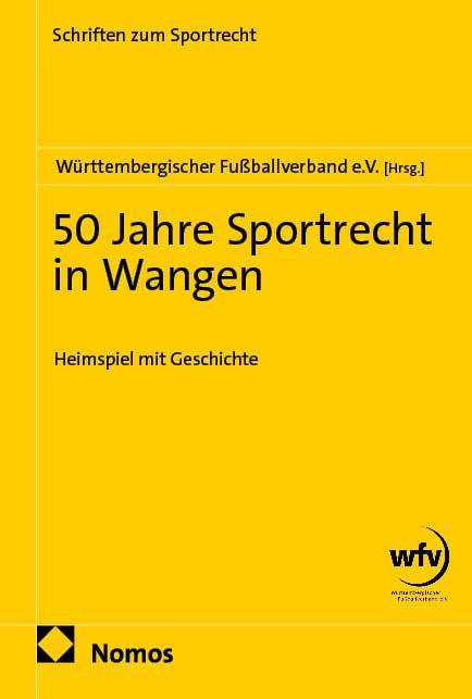 Vorderes Coverbild 50 Jahre Sportrecht in Wangen