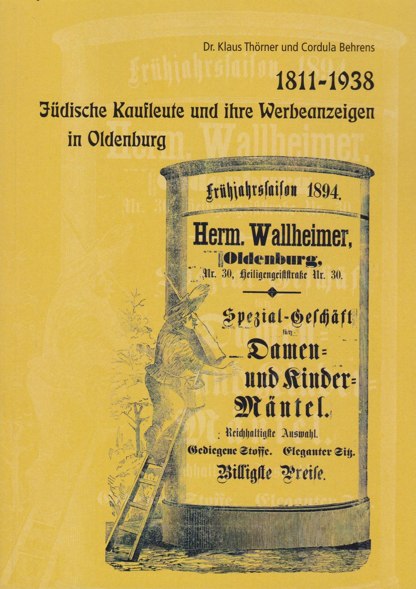 Vorderes Coverbild Jüdische Kaufleute und ihre Werbeanzeigen in Oldenburg